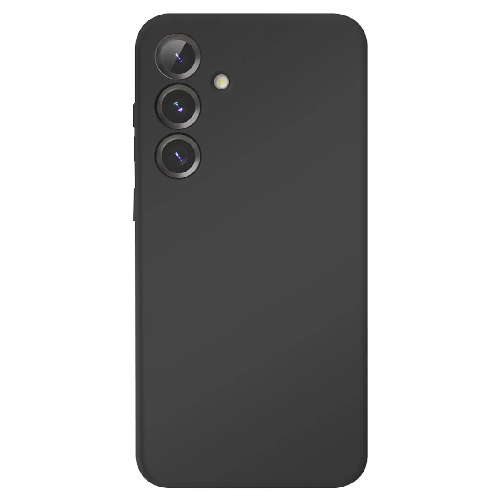 Jaym Coque pour Samsung Galaxy S23 Premium Silicone Microfibre Noir