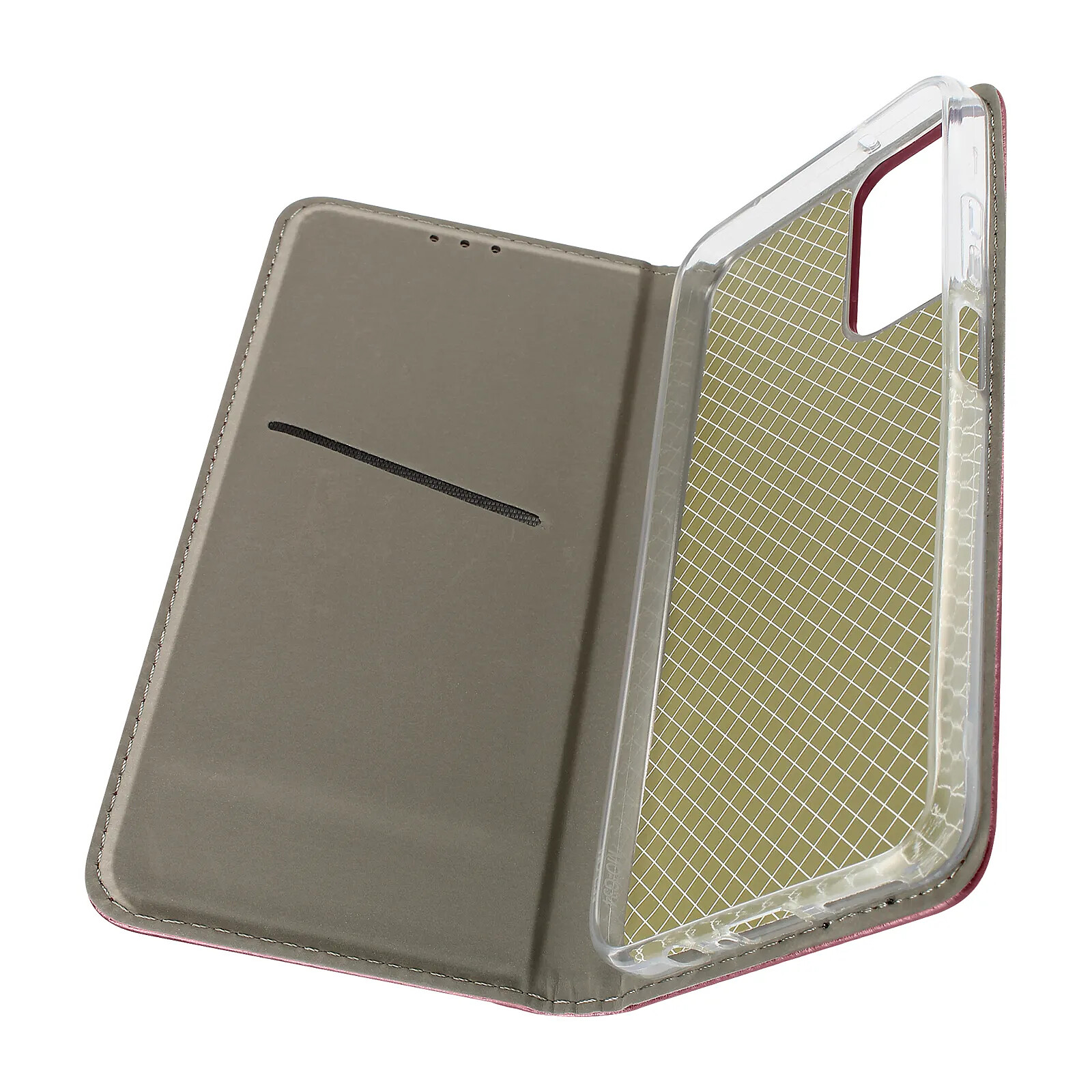 Housse Portefeuille Avizar Pour OnePlus 12, Clapet Magnétique, Support, Couleur Bordeaux