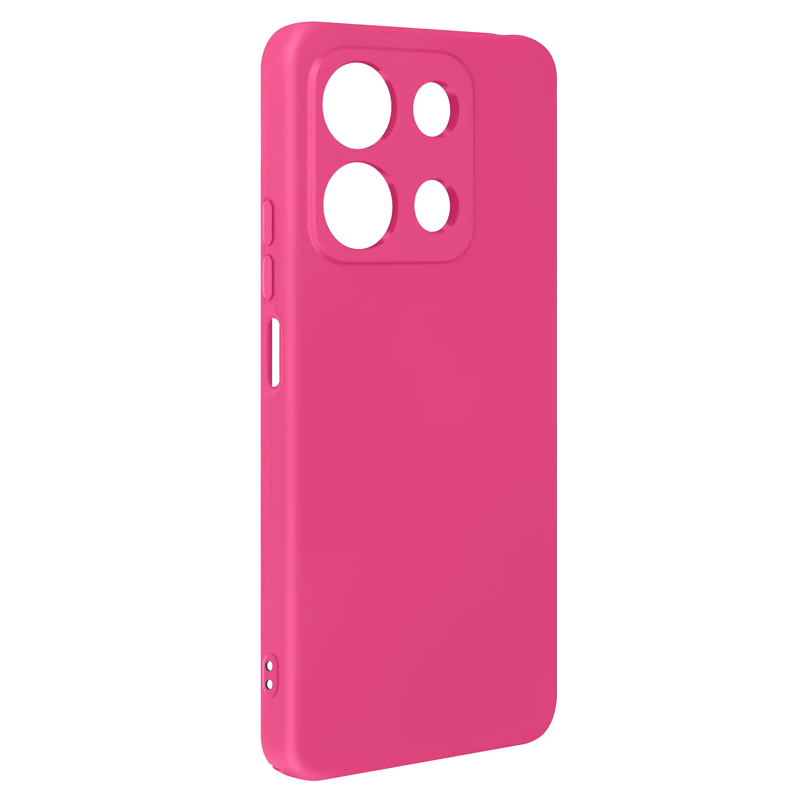 Coque Silicone Anti-choc Pour Xiaomi Redmi Note 13 4G - Motif 3D Texturé - Gris - Marque Avizar
