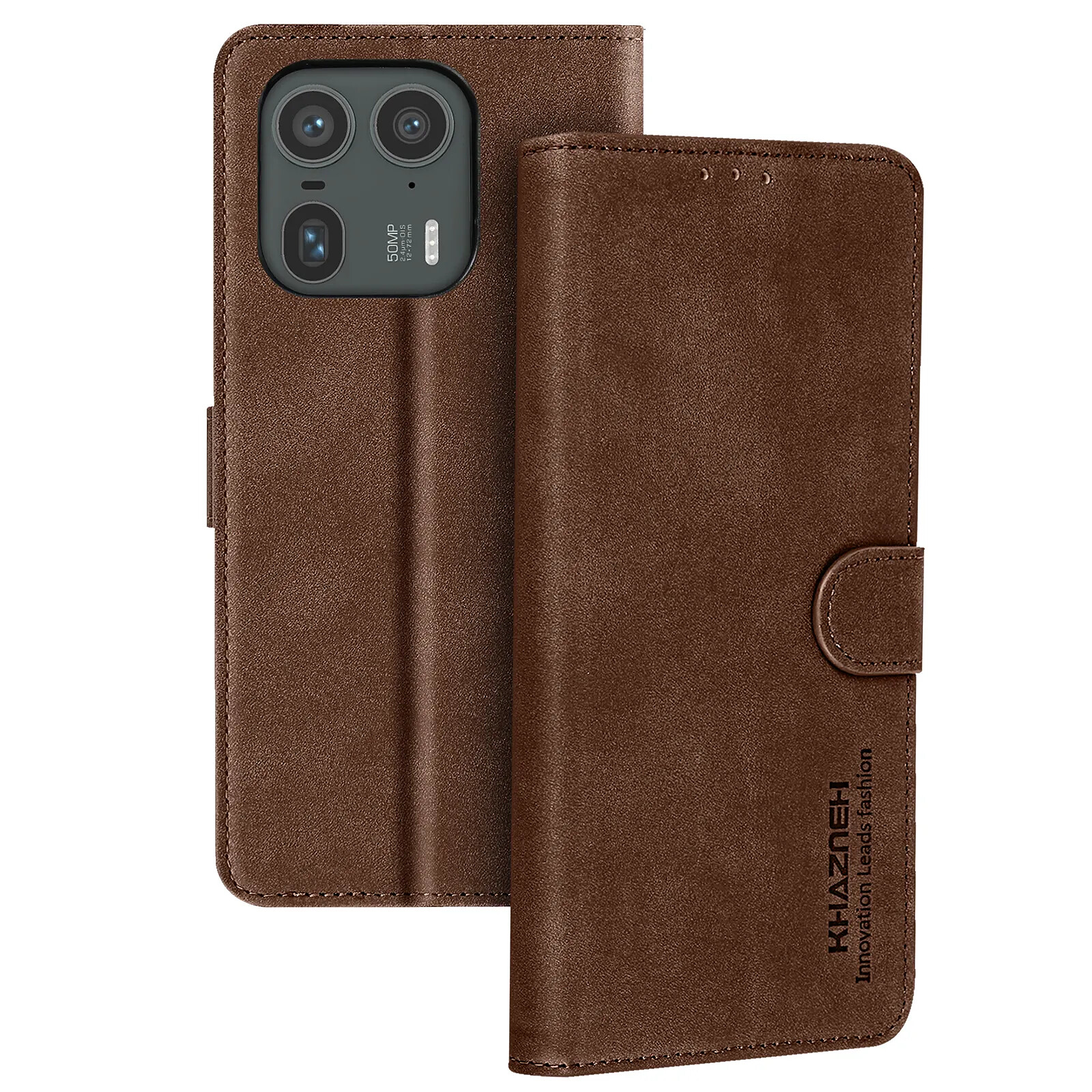 Avizar Étui pour Motorola Edge 50 Ultra Portefeuille Support Vidéo