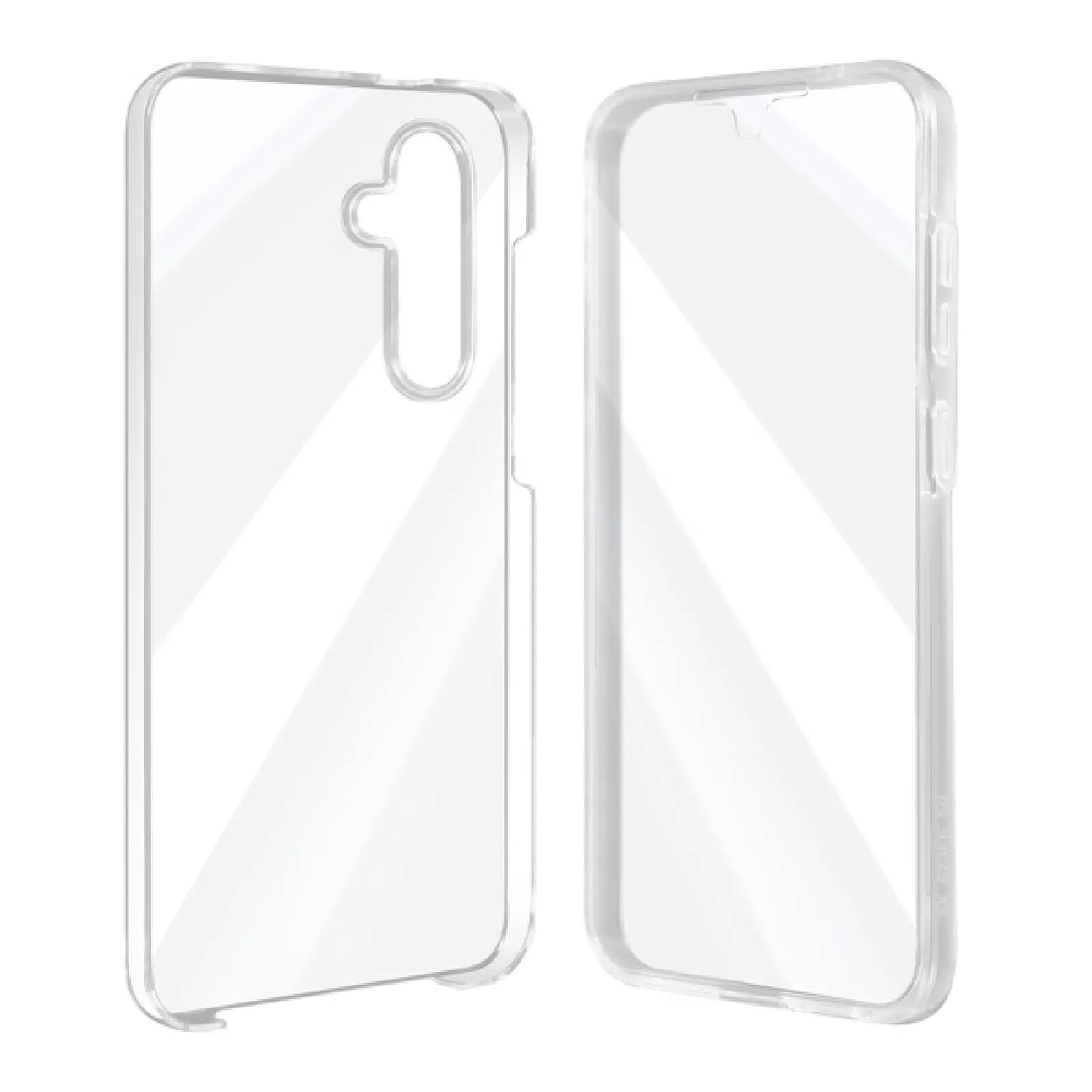 Avizar Coque Intégrale pour Galaxy S23 FE Arrière Rigide et Avant Souple