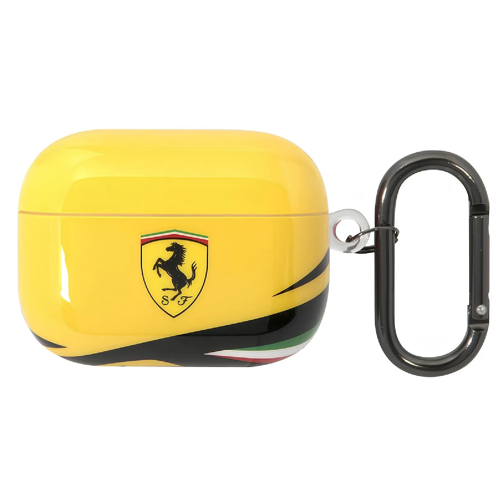 Ferrari Coque pour Airpods 3 Anti-choc en Silicone Jaune