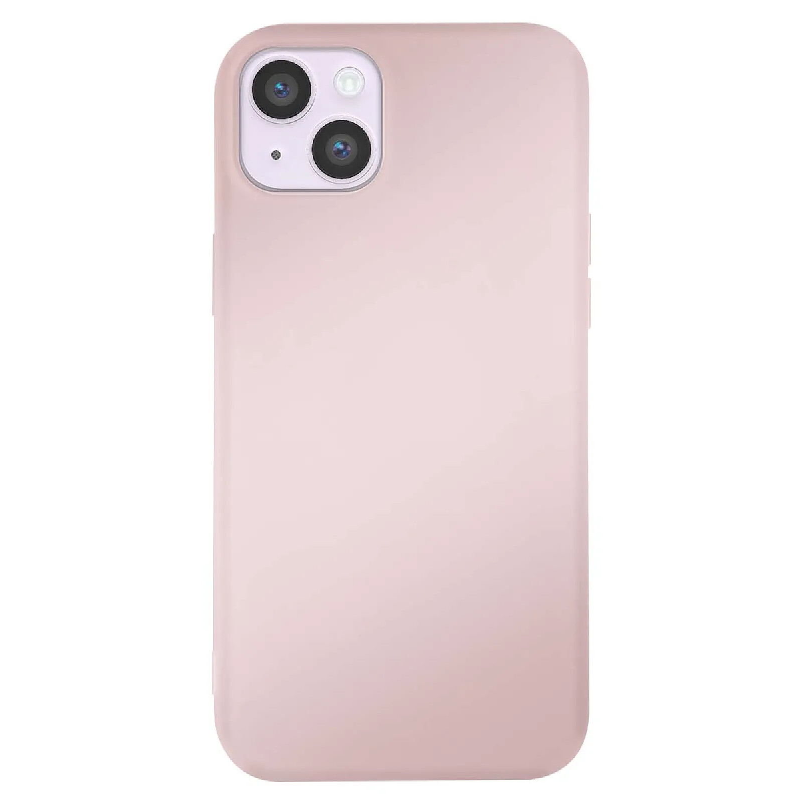 Jaym Coque pour Apple iPhone 14 Premium Silicone Microfibre Rose