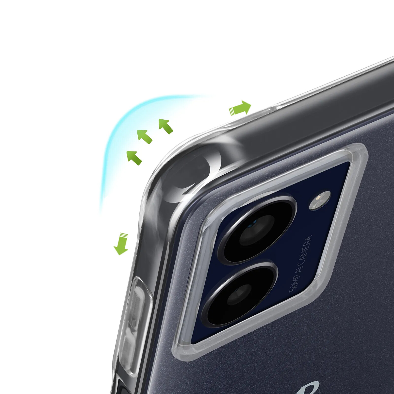 Coque Silicone Antichoc Avizar Pour HMD Pulse Pro - Transparente Avec Coins Renforcés - Neuf