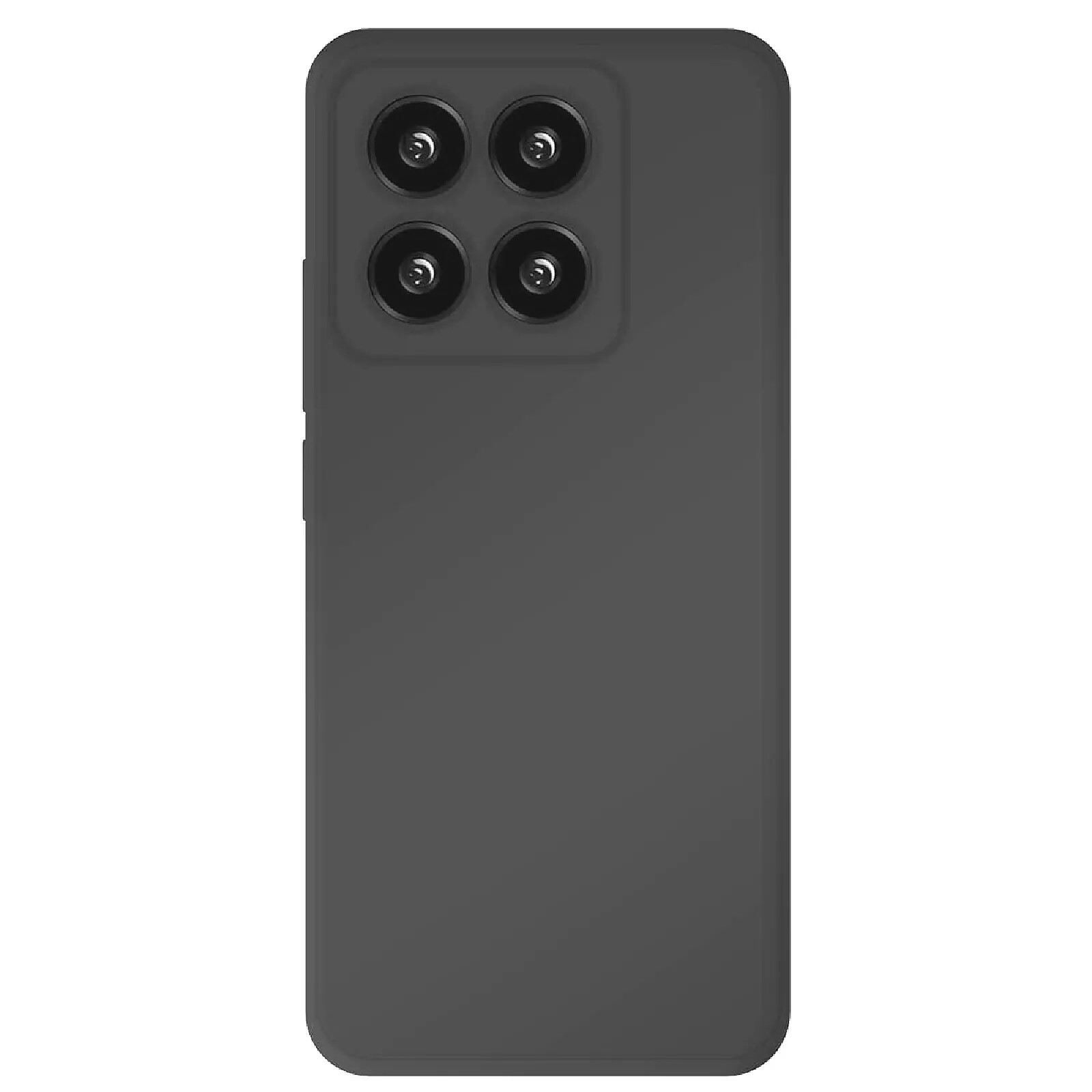 Jaym Coque pour Xiaomi 14 Premium Silicone Microfibre Noir