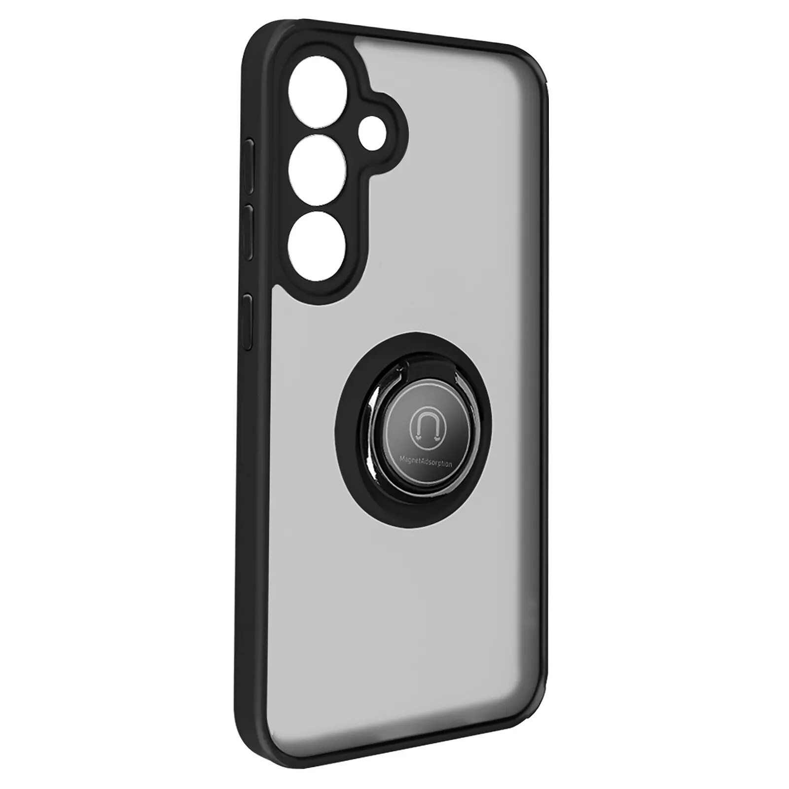 Avizar Coque pour Samsung Galaxy S24 Plus Bague Métallique Fonction Support