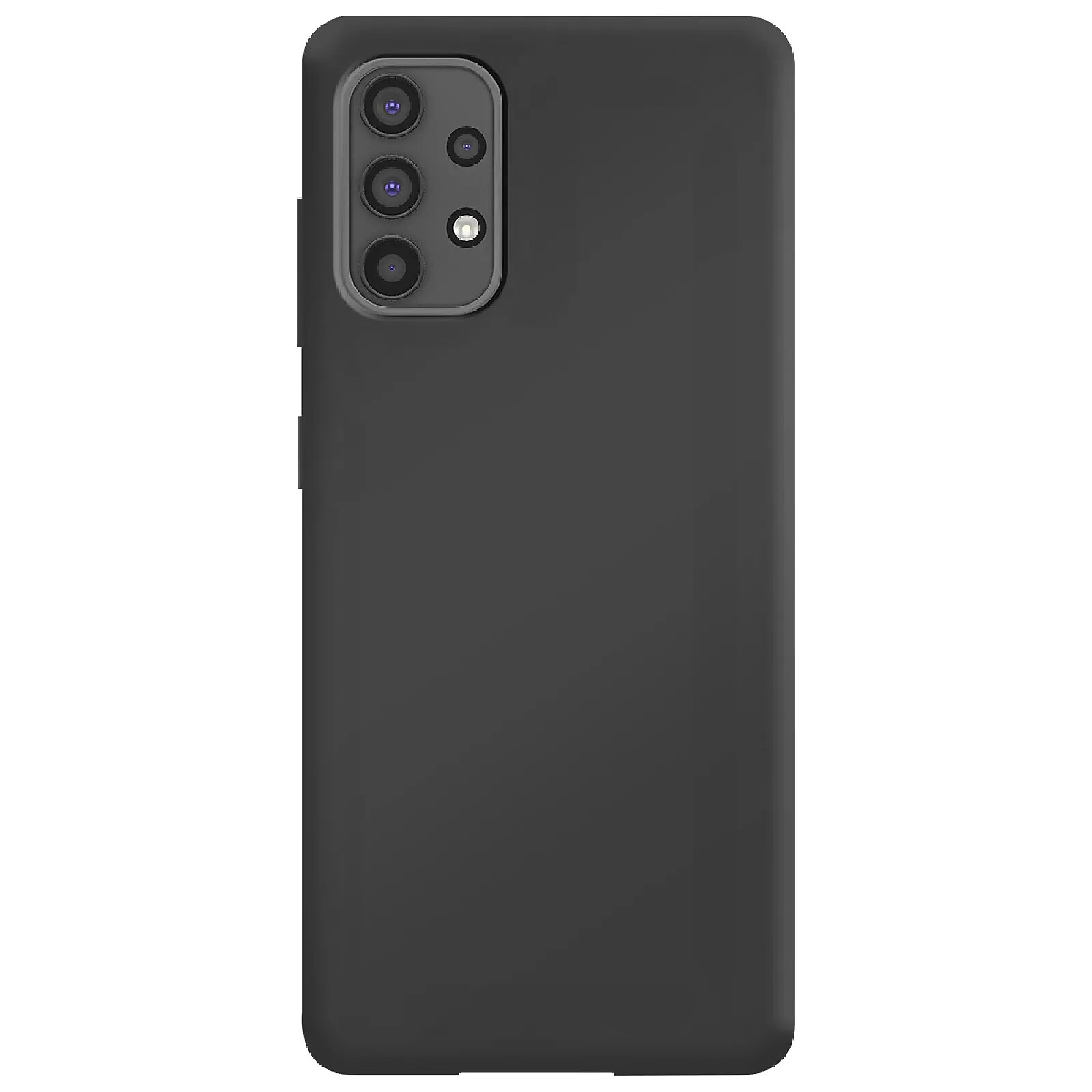 Jaym Coque pour Samsung Galaxy A32 5G Premium Silicone Microfibre Noir