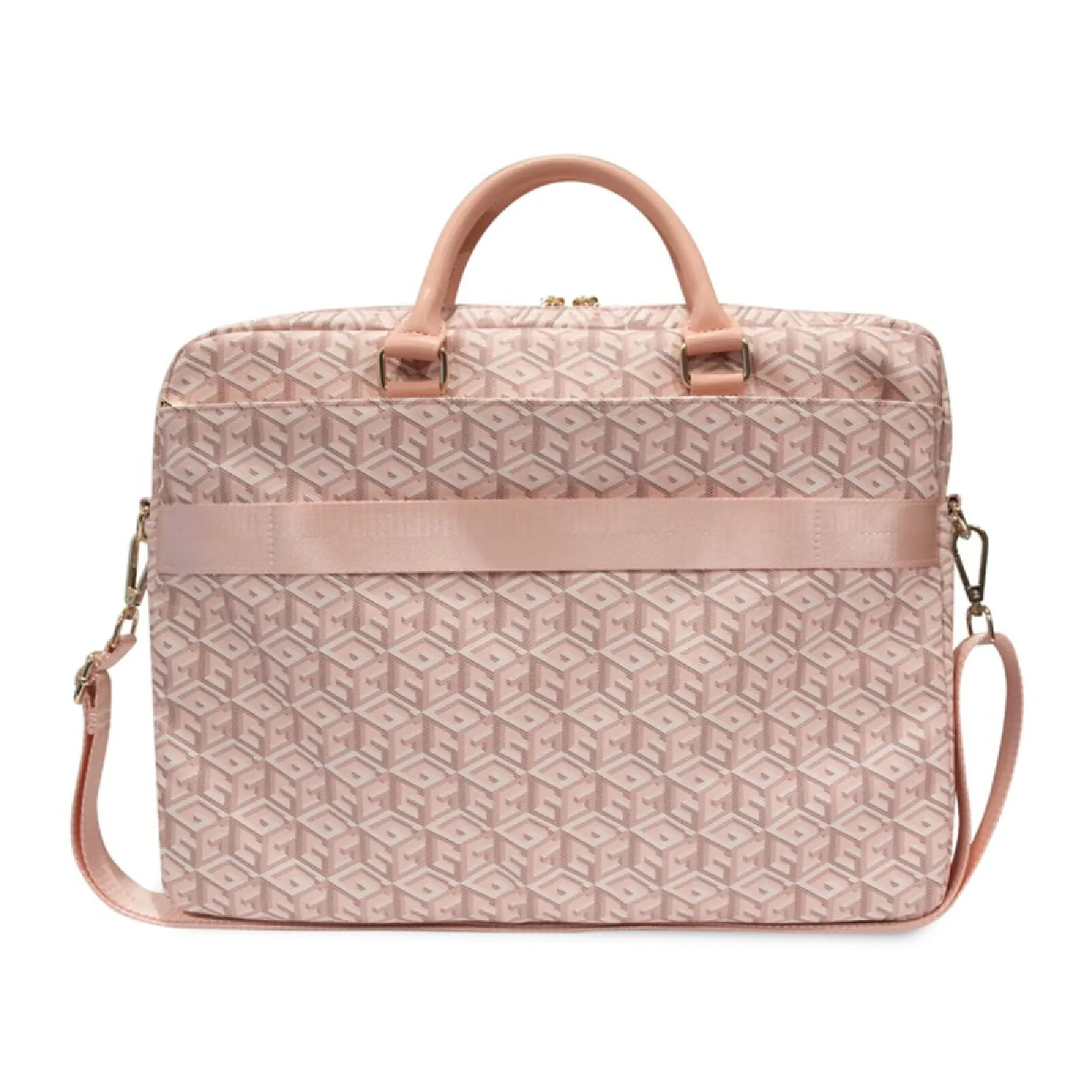 Sacoche Guess G Cube Pour Ordinateur Portable 16" - Rose - Neuf