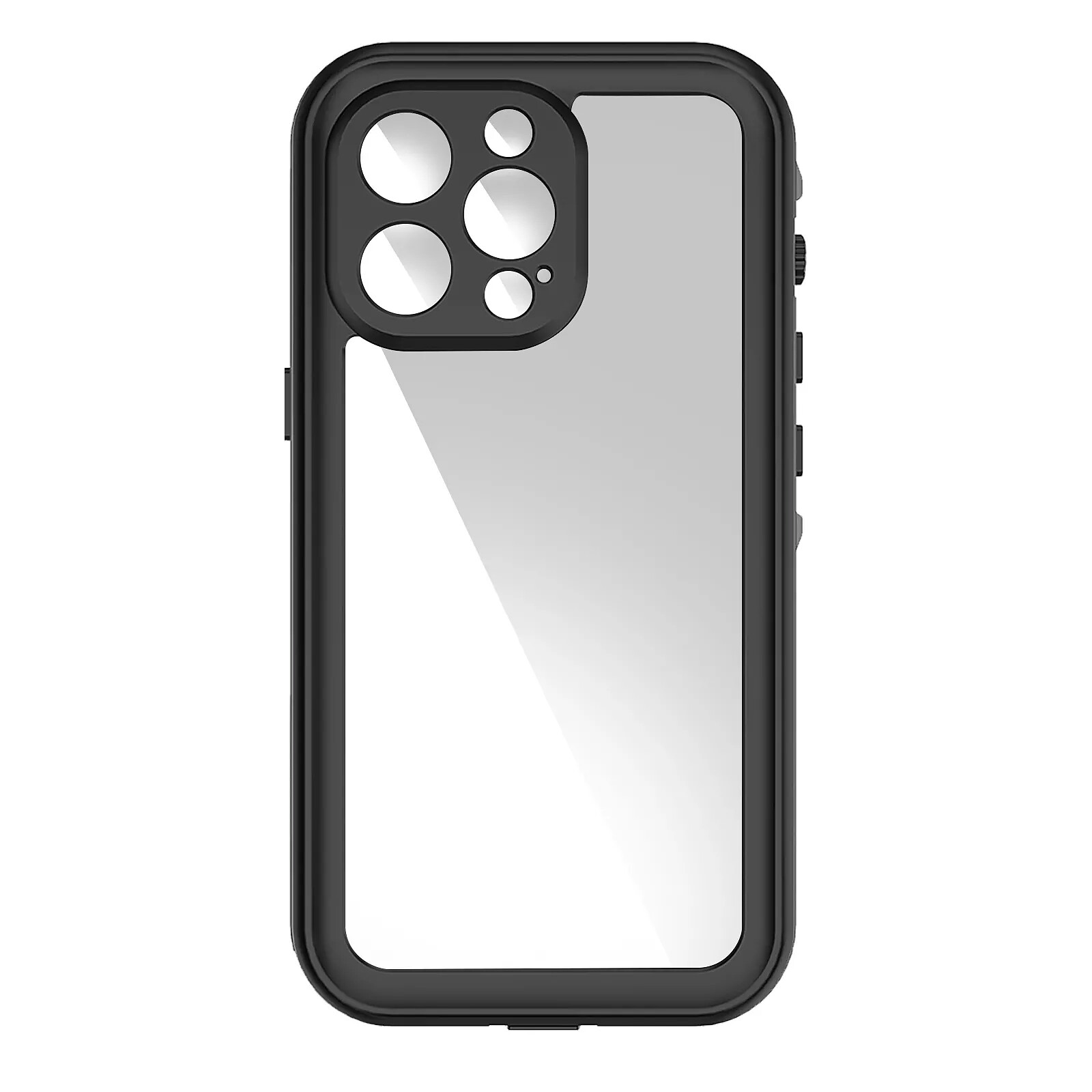 Redpepper Coque Intégrale pour iPhone 13 Pro Max Waterproof IP68 Transparent