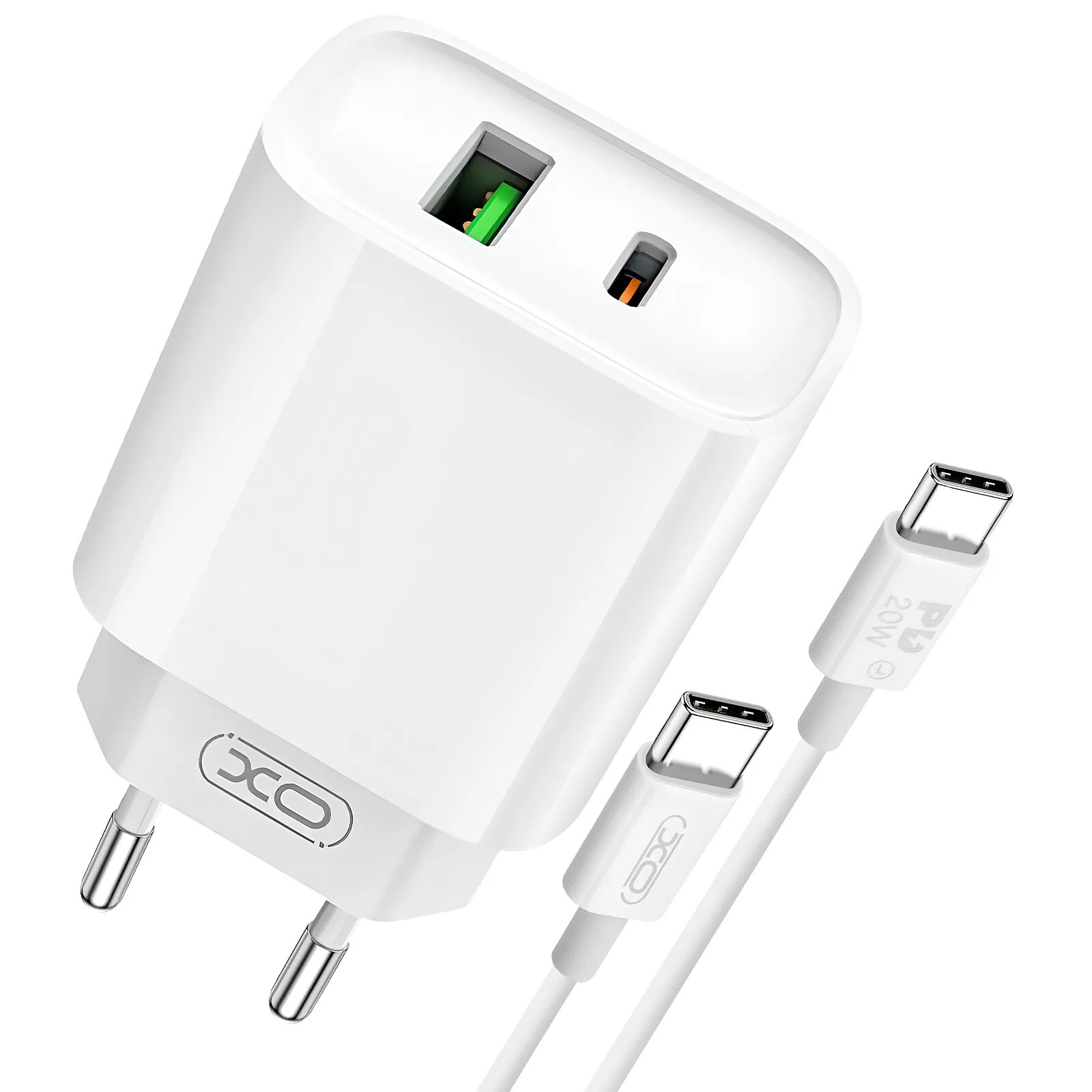 Avizar Chargeur Secteur USB 120W Charge Rapide avec Câble USB vers USB