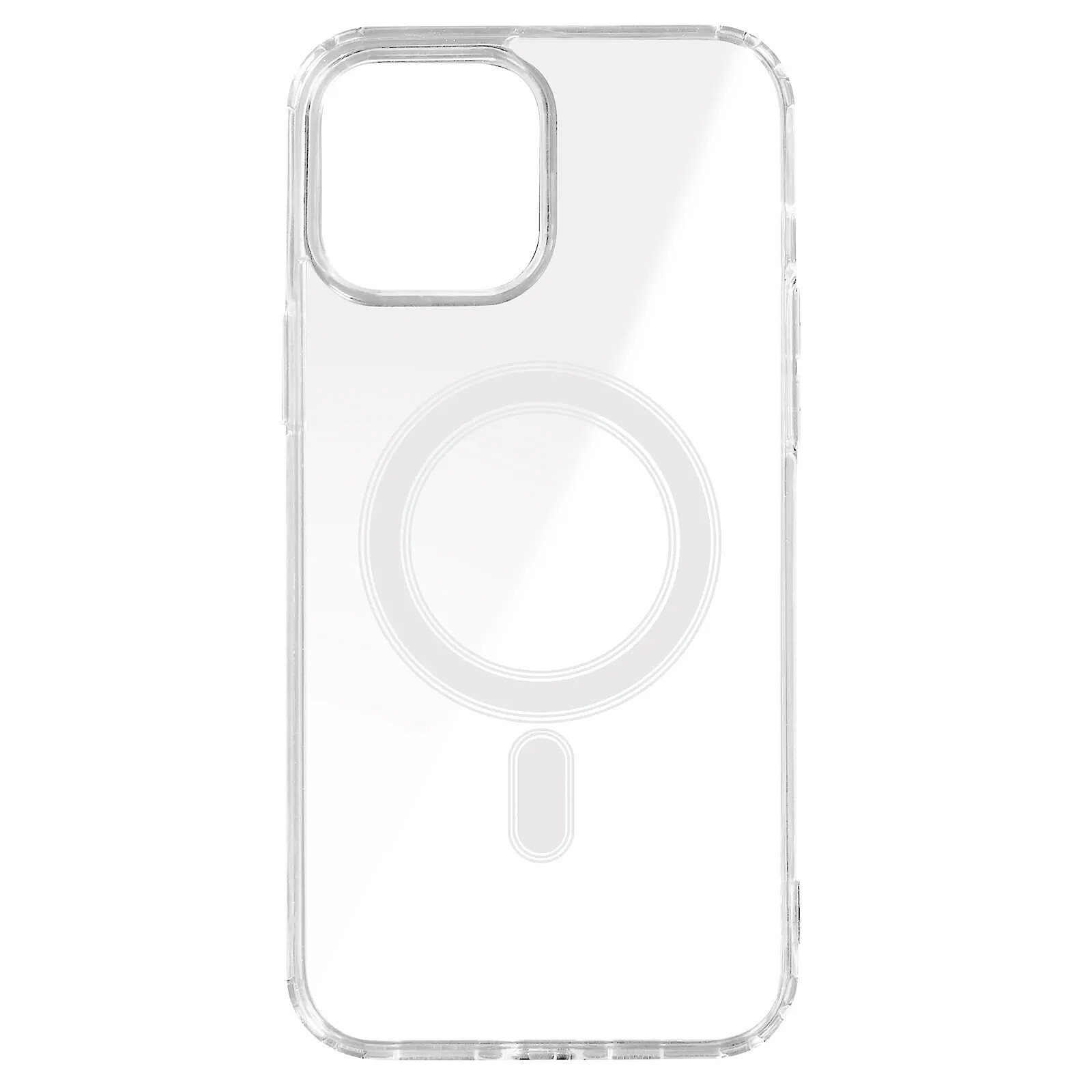 Swissten Coque MagSafe en Silicone pour iPhone 13 Pro avec Dos Rigide Transparent