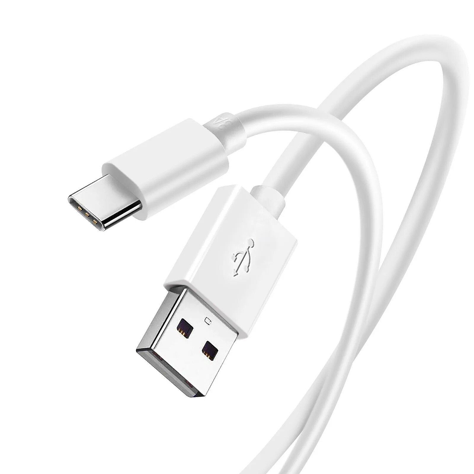 OPPO Câble USB-C Charge Rapide 3A et Sécurisée Blanc