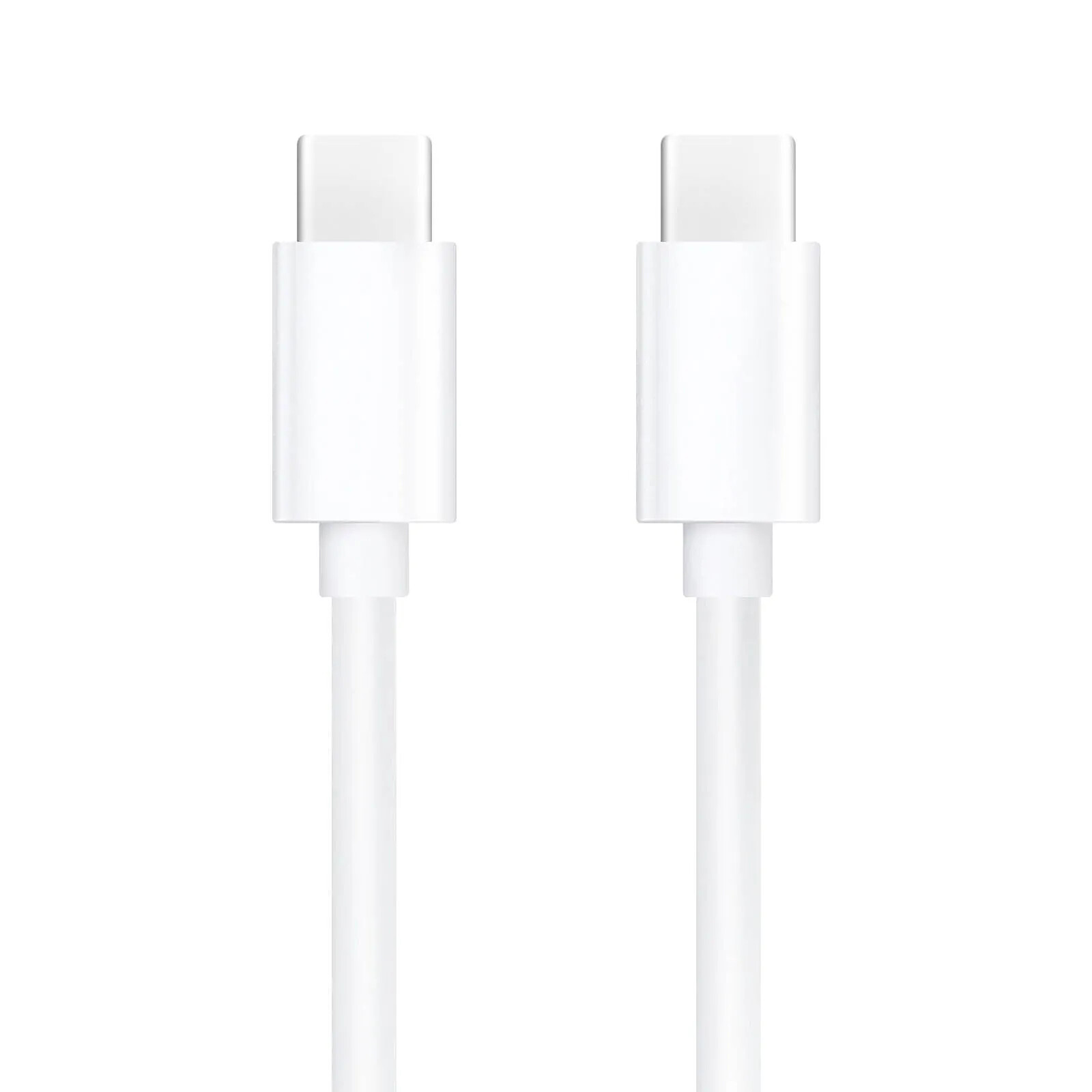 Mayaxess Câble USB-C vers USB-C 1m – 20W Recharge rapide et transfert de données Blanc