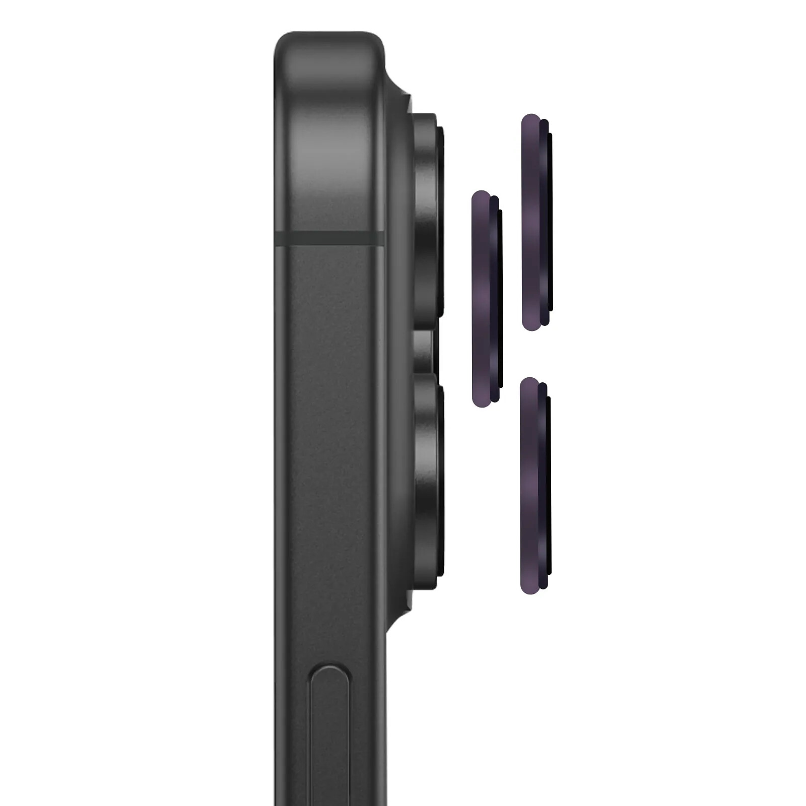 Lentille Caméra Arrière Pour IPhone 16/16 Plus - Noir, Neuf, Pièce Originale Compatible