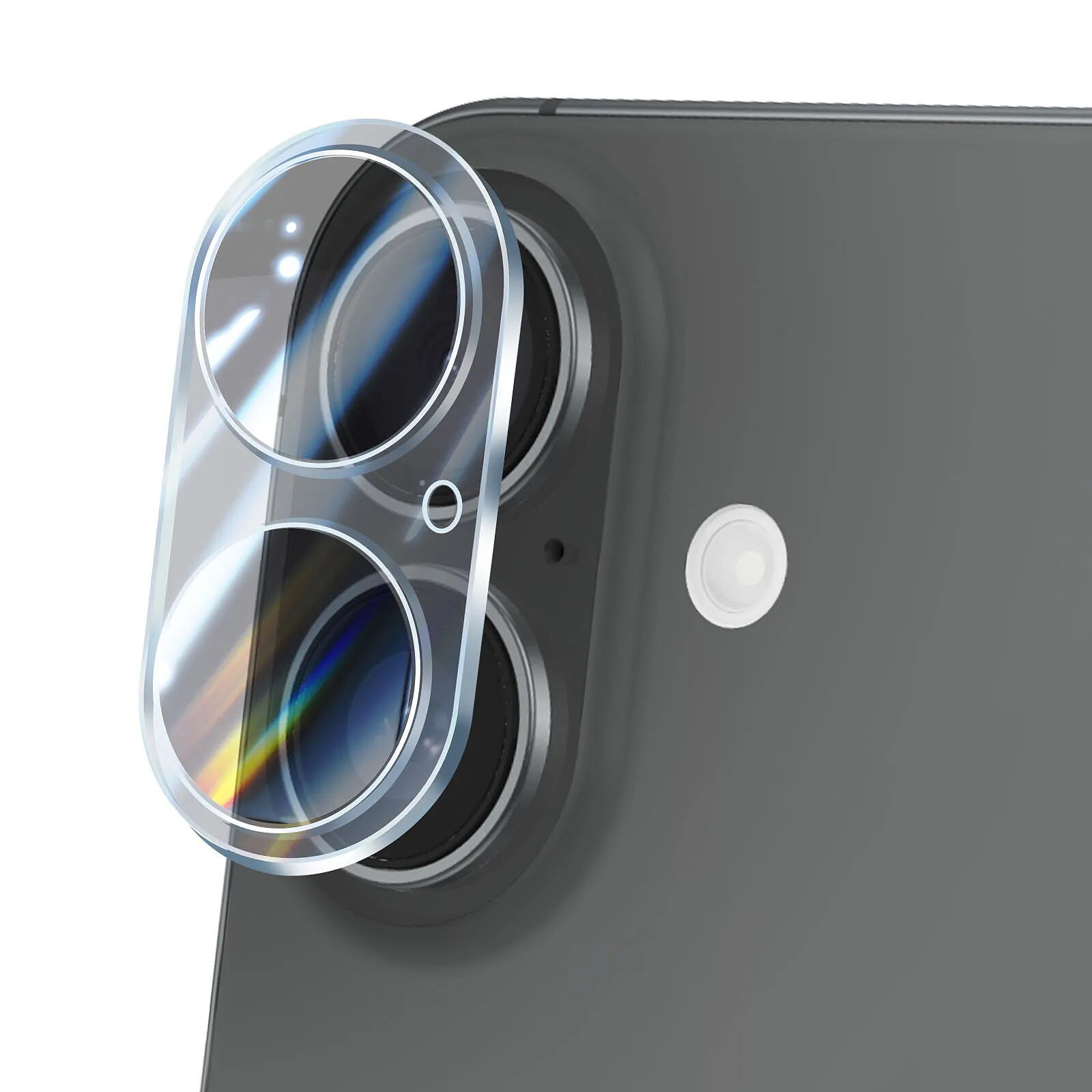 Avizar Verre Trempé Caméra pour iPhone 16 Dureté 9H Anti-rayures