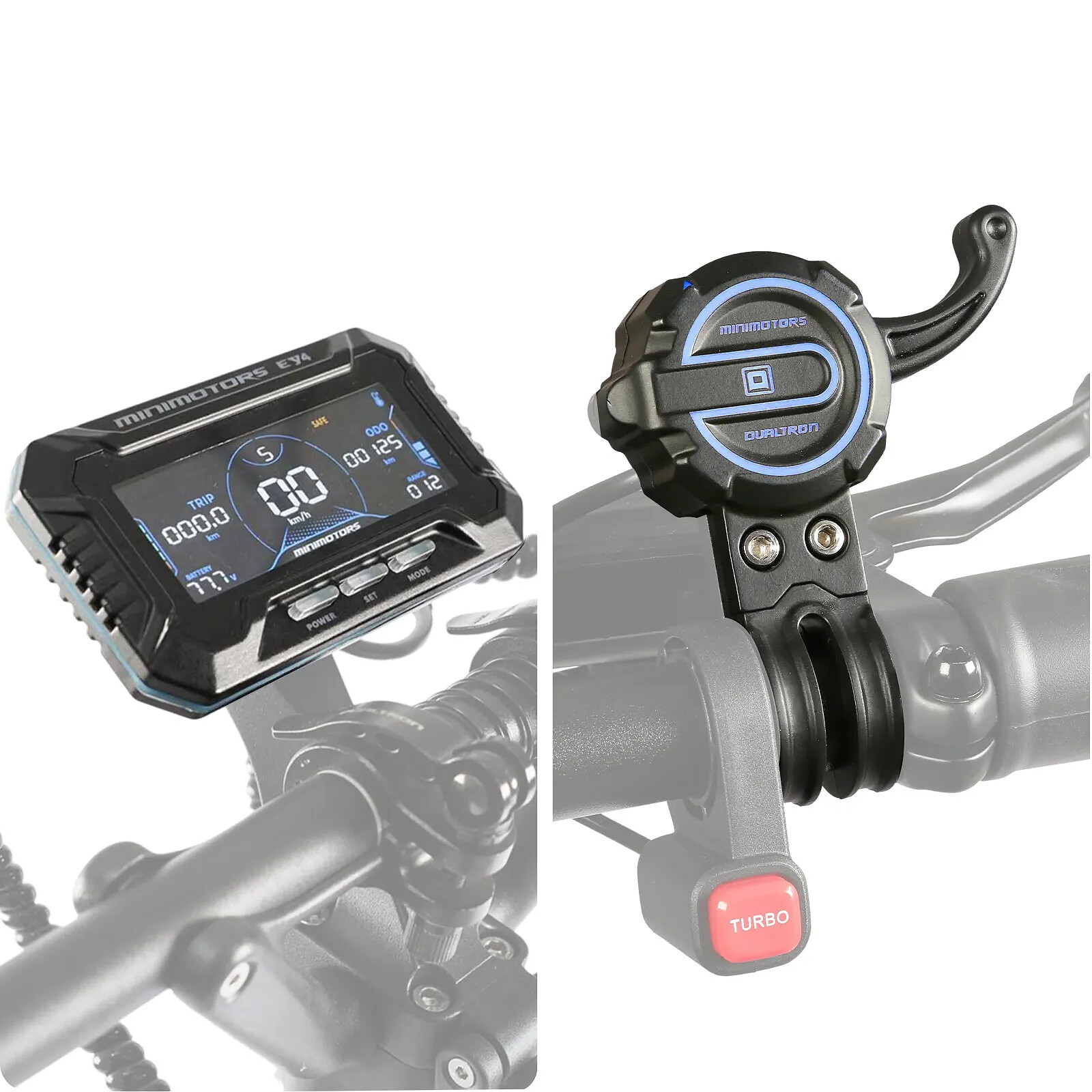 SCOOTER ÉLECTRIQUE ÉCRAN LCD 36 V-60 V AccéLéRateur Carte NFC pour
