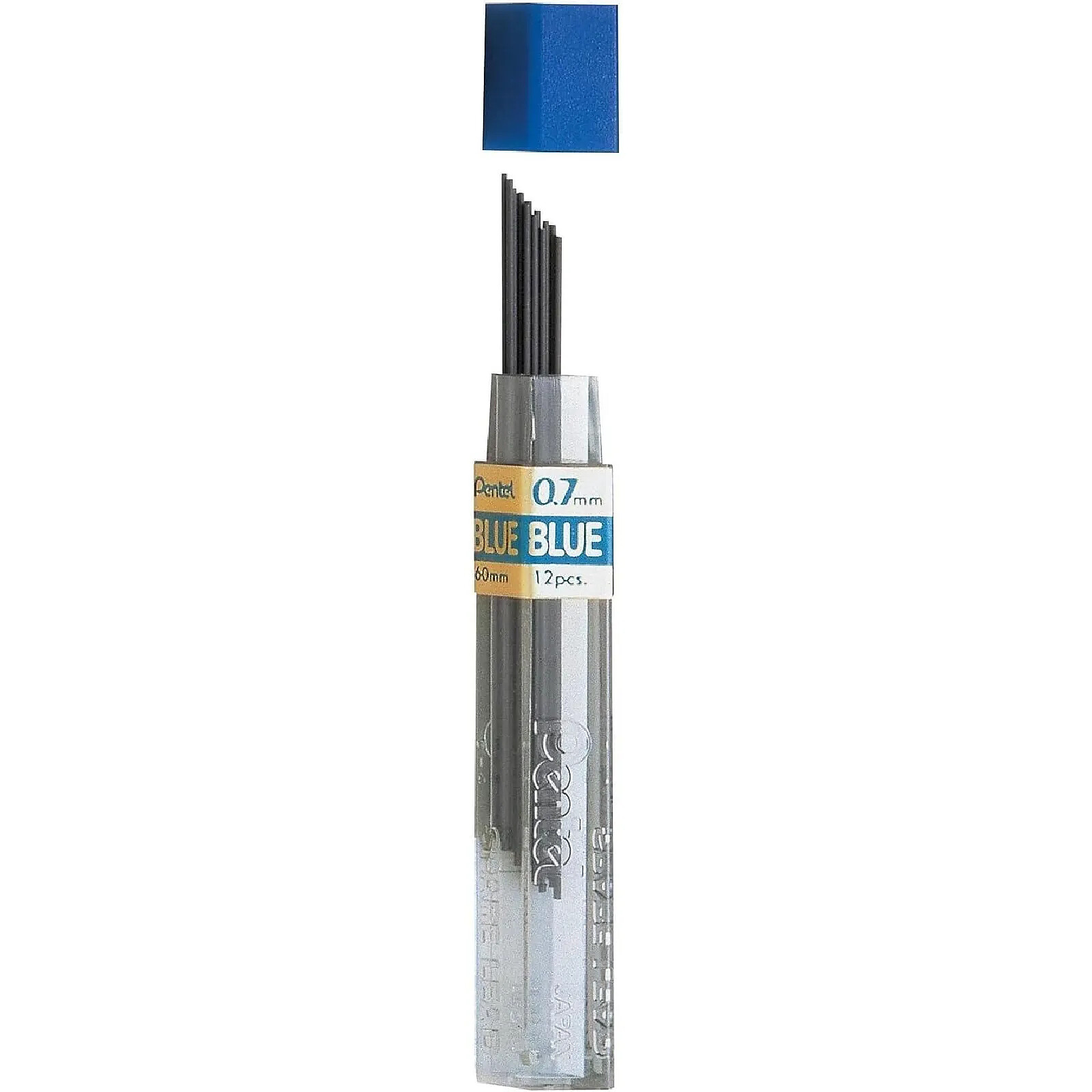 Mines Porte-mines Pentel HI-POLYMER SUPER 3H - Lot De 5 étuis De 12 Mines 0,5 Mm