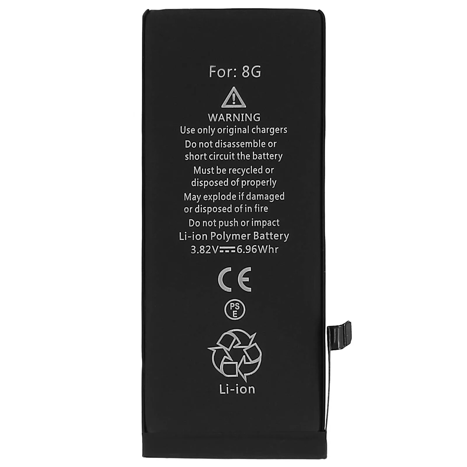Clappio Batterie pour iPhone 8 1821mAh Li-Ion Remplace 1IP3/39/94
