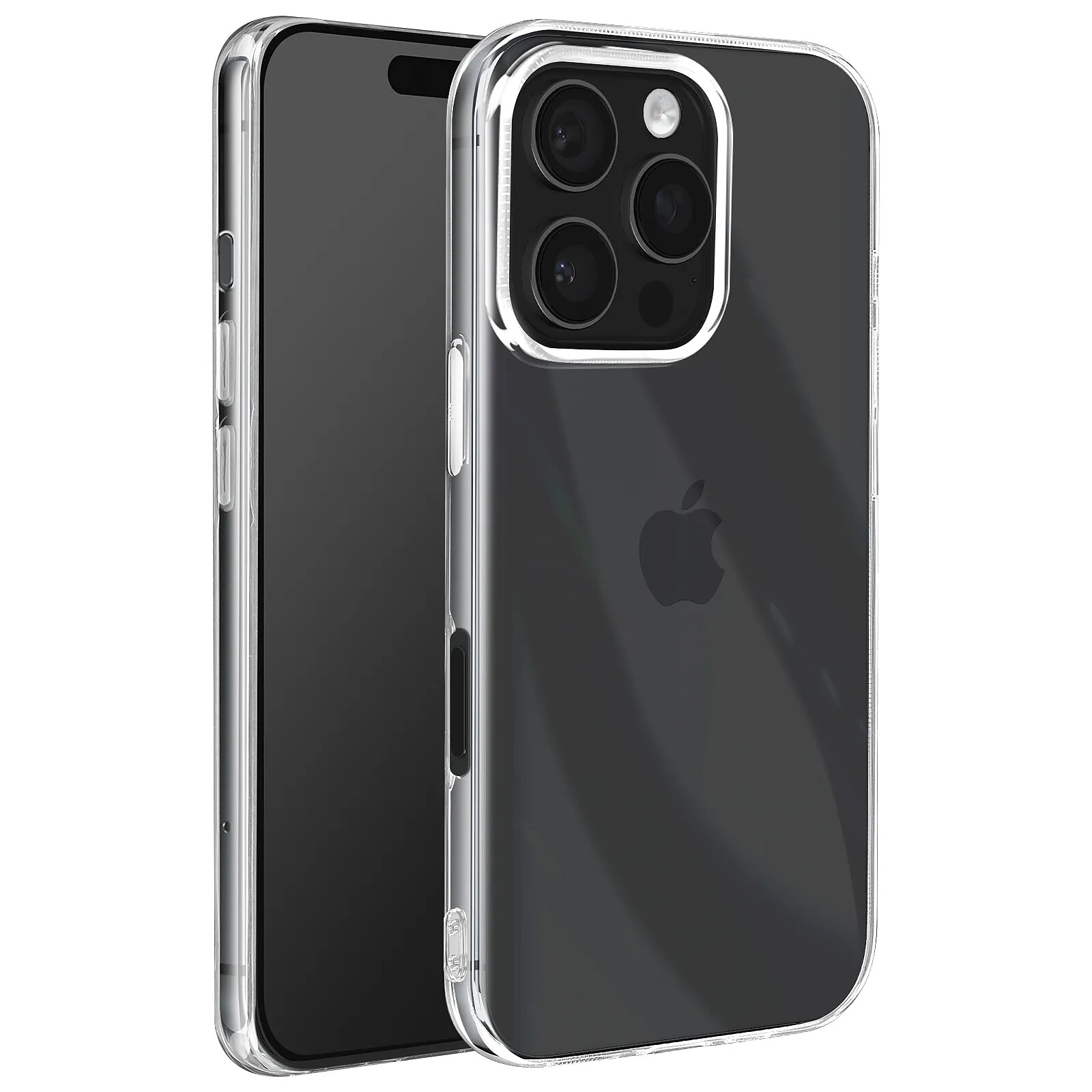 Avizar Coque pour iPhone 16 Pro Silicone Souple Design Fin Léger