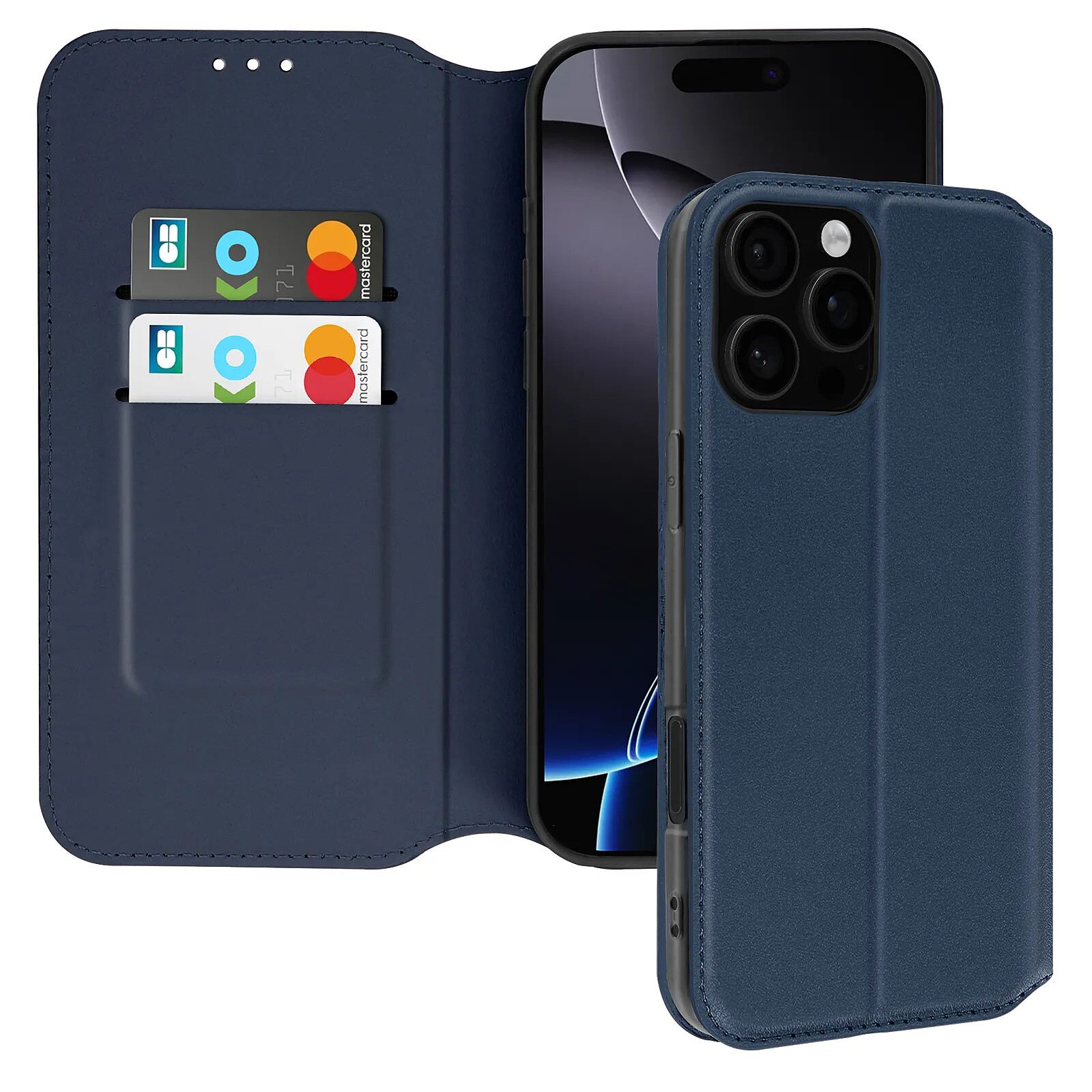 Coque IPhone 13 Bmw &Eacute;tui Portefeuille En Cuir De Luxe Pour IPhone