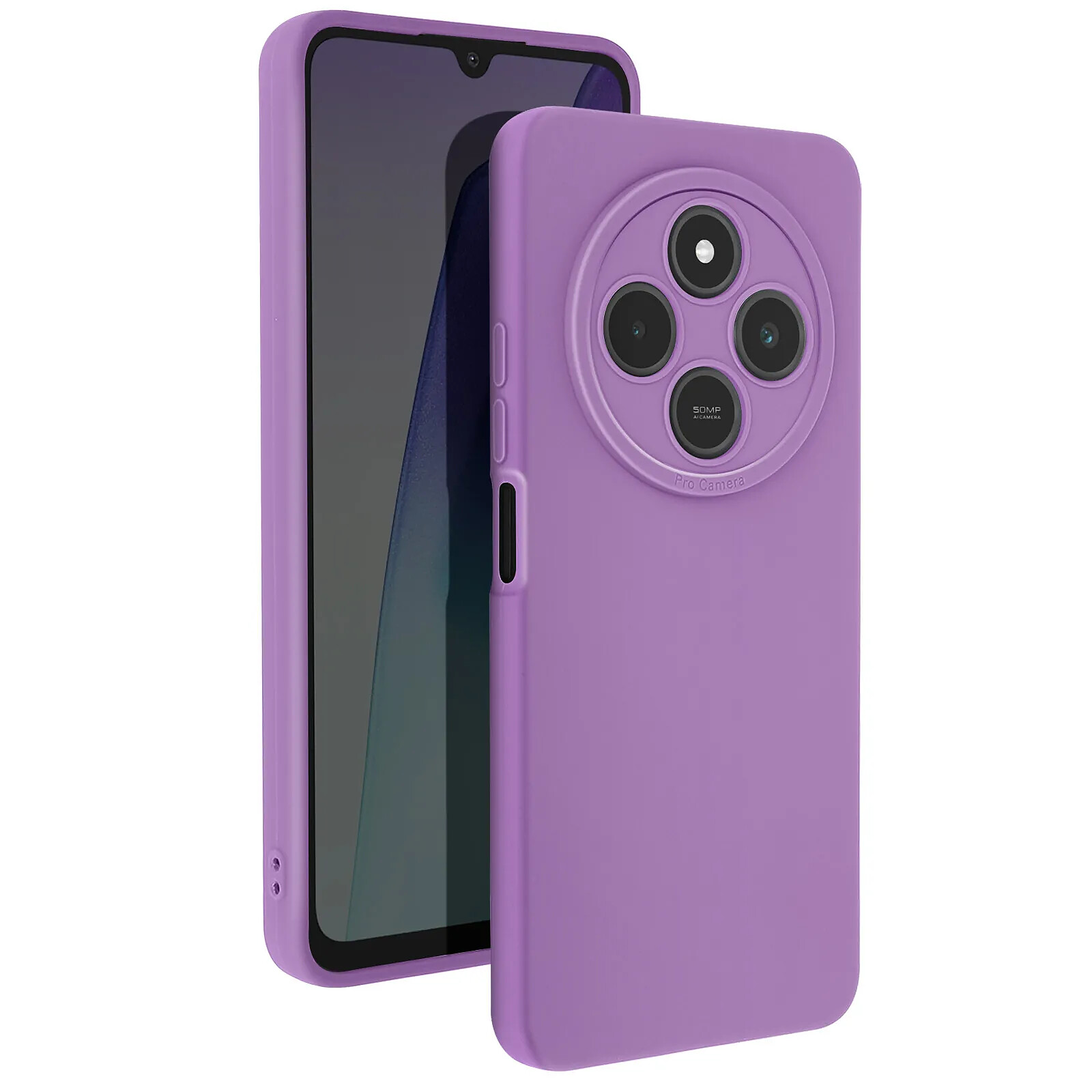 Coque Silicone Renforcée Imprimée Pour Xiaomi Redmi 14C 4G - Design Dark Metal - Marque 1001coques