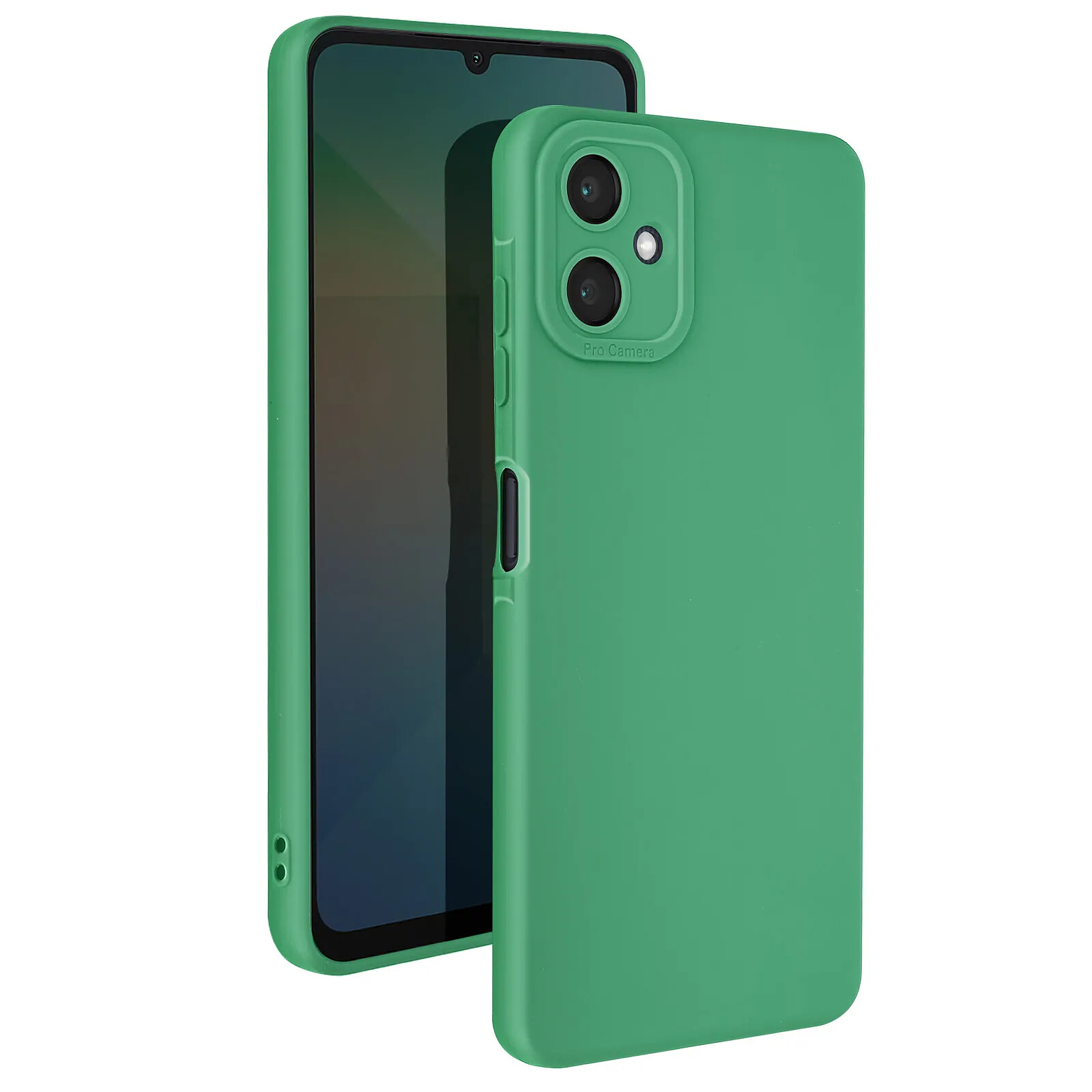 Avizar Coque pour Samsung Galaxy A06 Silicone Mat Bloc Caméra Protégé