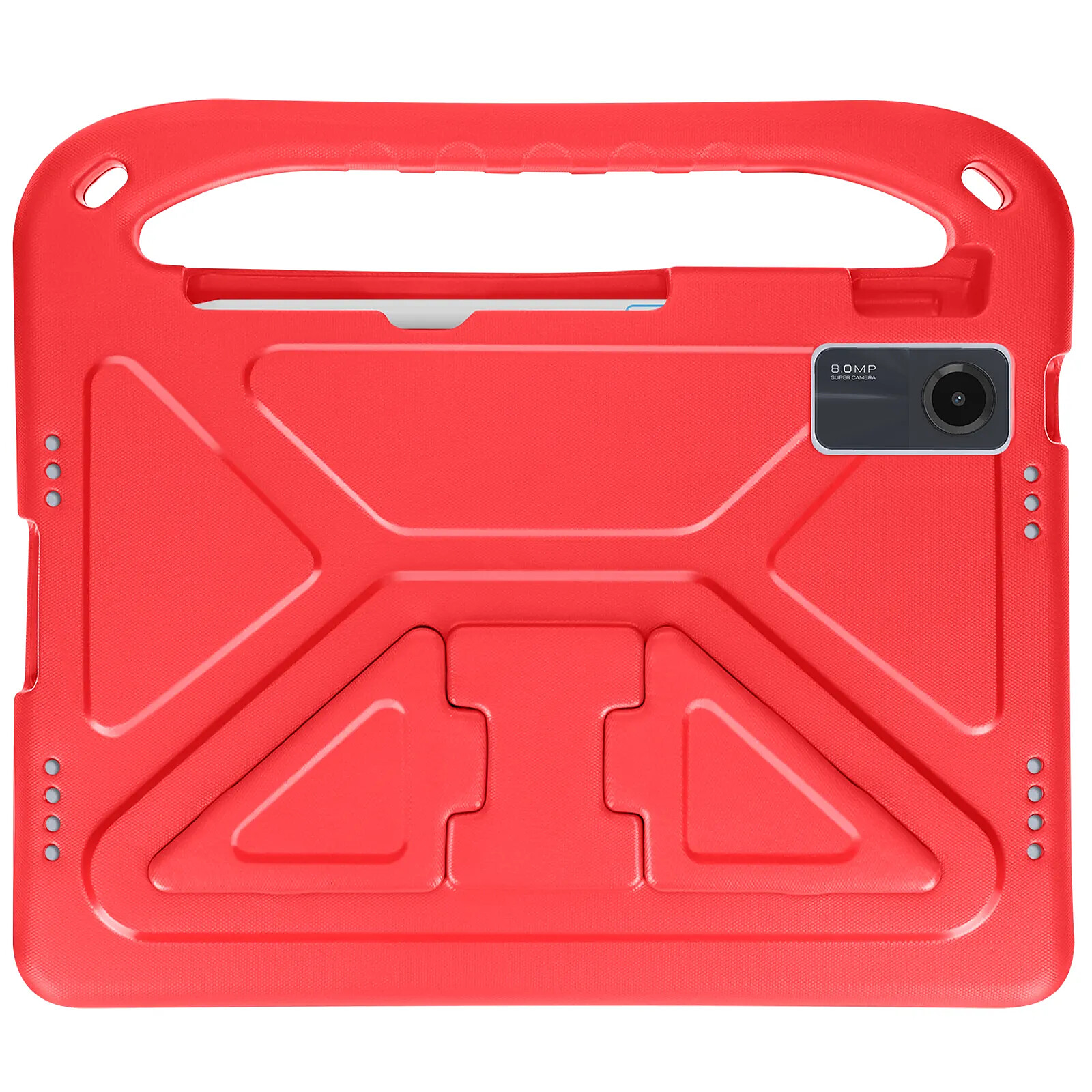 Coque Enfant Robuste Redmi Pad 2 11 (2025) - Protection 3 Couches Avec Poignée 360° Et Bandoulière, Orange