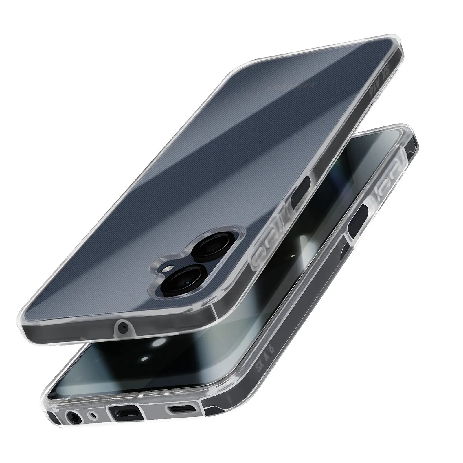 Avizar Coque Intégrale pour Samsung A06 Tactile avec Bord Caméra Surélevé