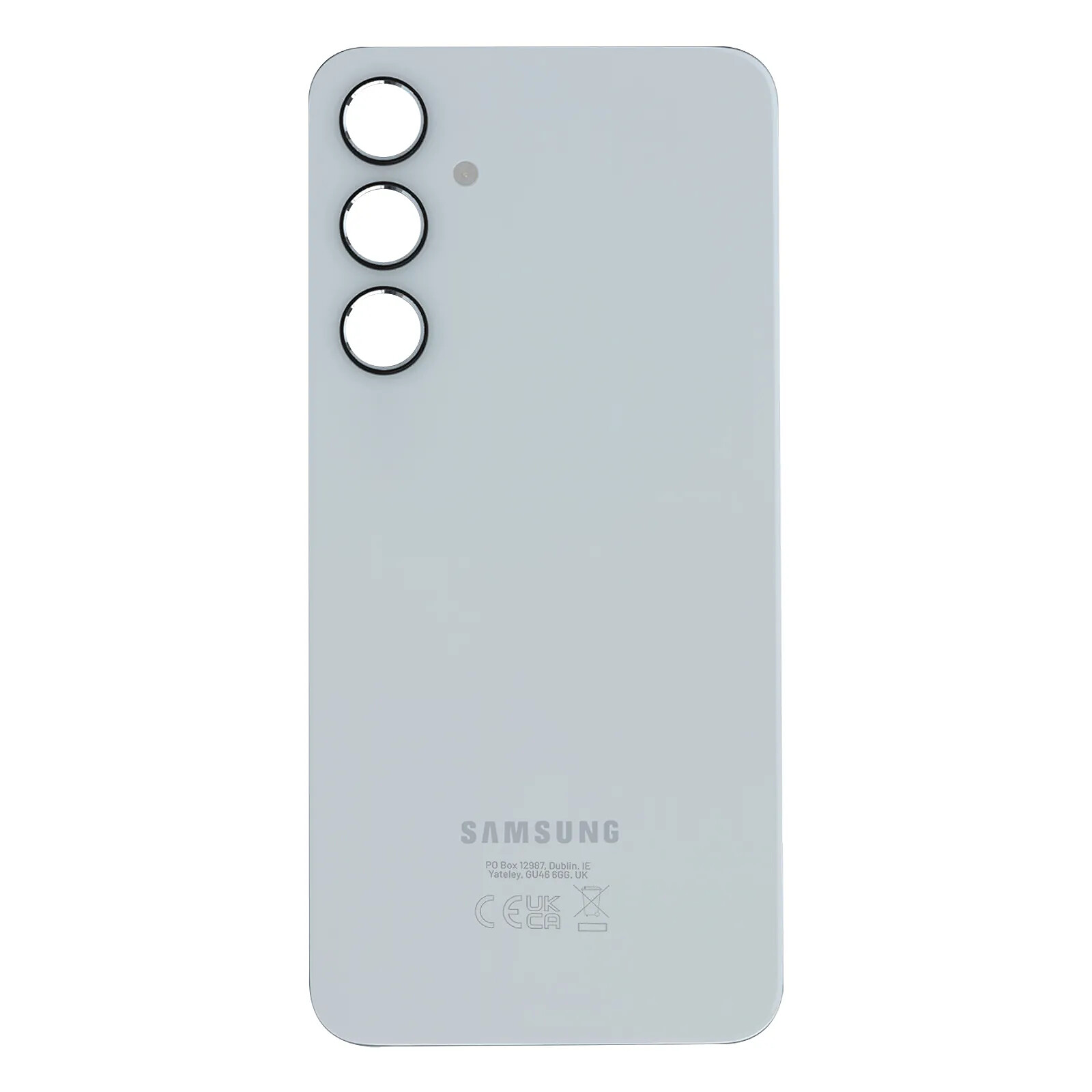 Clappio Vitre arrière de remplacement pour Samsung Galaxy A35 Bleu