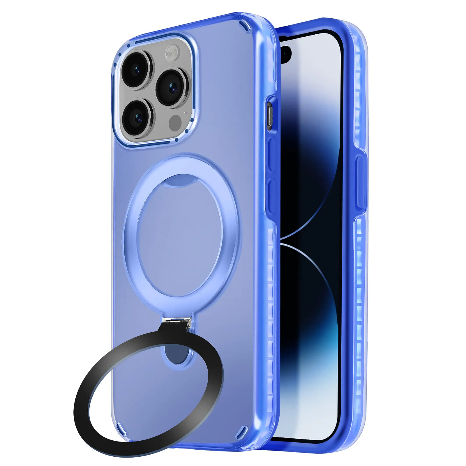 Avizar Coque MagSafe pour iPhone 14 Pro Antichoc avec Support Pliable