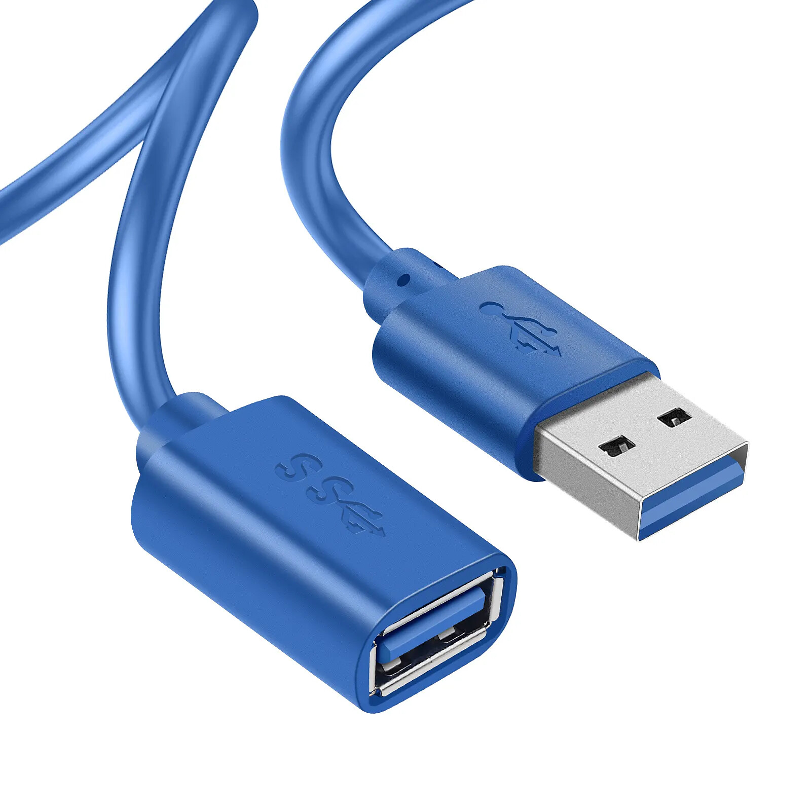 Câble Rallonge USB A Mâle Vers USB A Femelle 6 Mètres - High Speed - Occasion Bon état