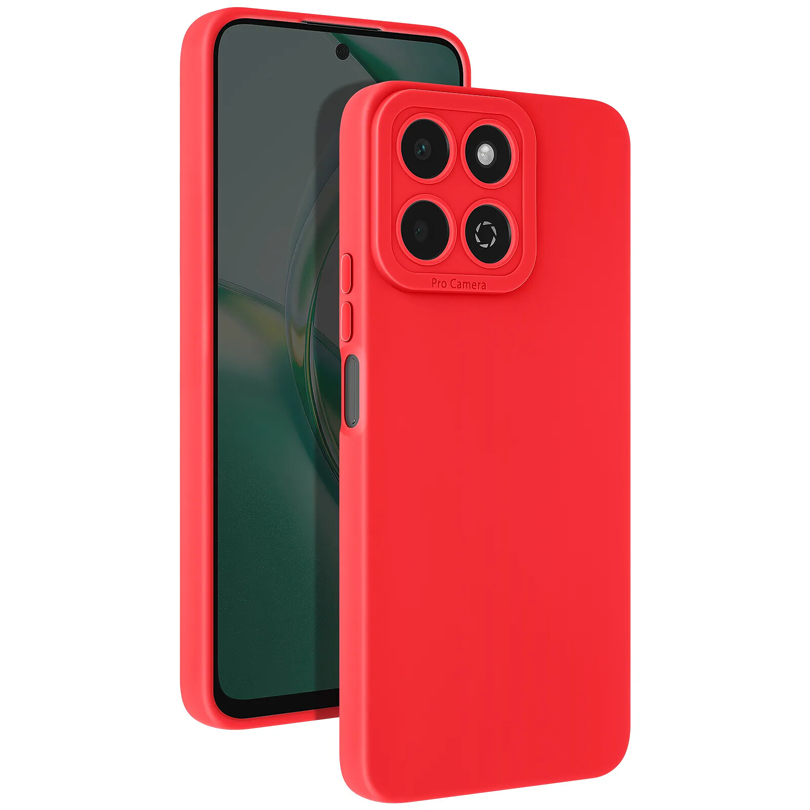 Coque Avizar En Silicone Lisse Pour Honor 400 Lite - Bleu, Protection Renforcée Caméra