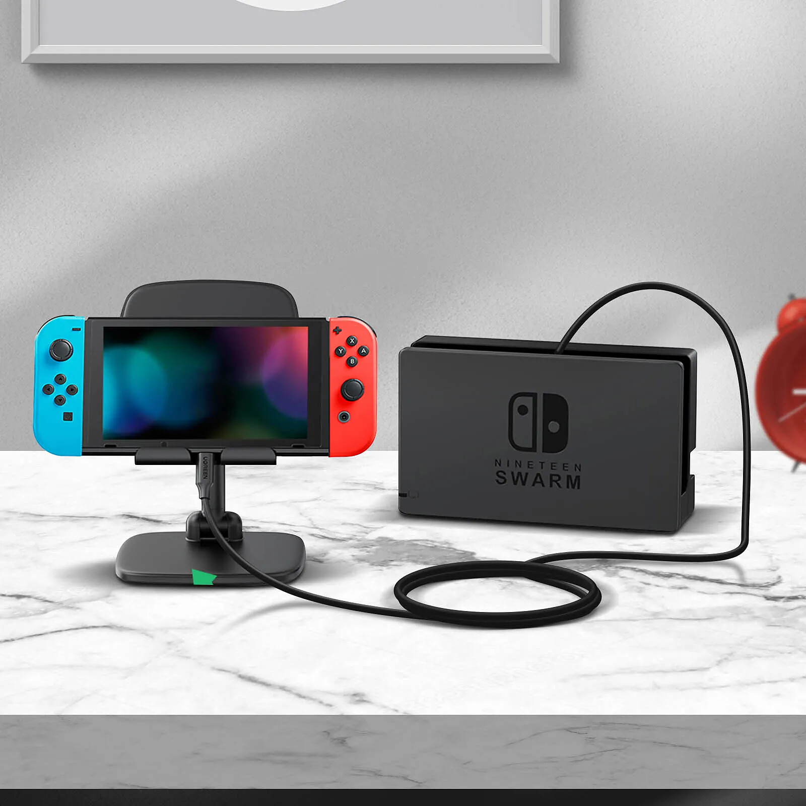 Câble USB-C Cellularline Jojo 1m Nylon Tressé - Charge Rapide & Transfert De Données, Compatible Universel