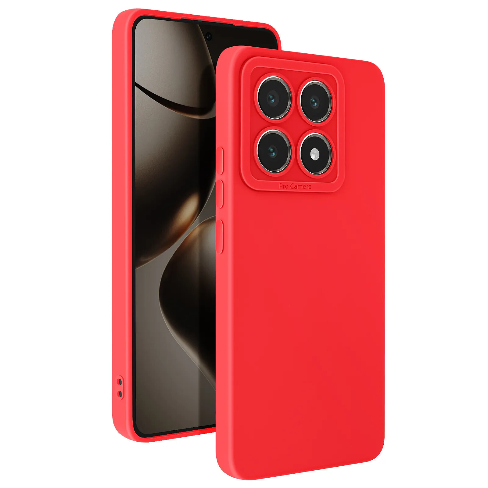 Avizar Coque pour Samsung Galaxy A06 Silicone Mat Bloc Caméra Protégé
