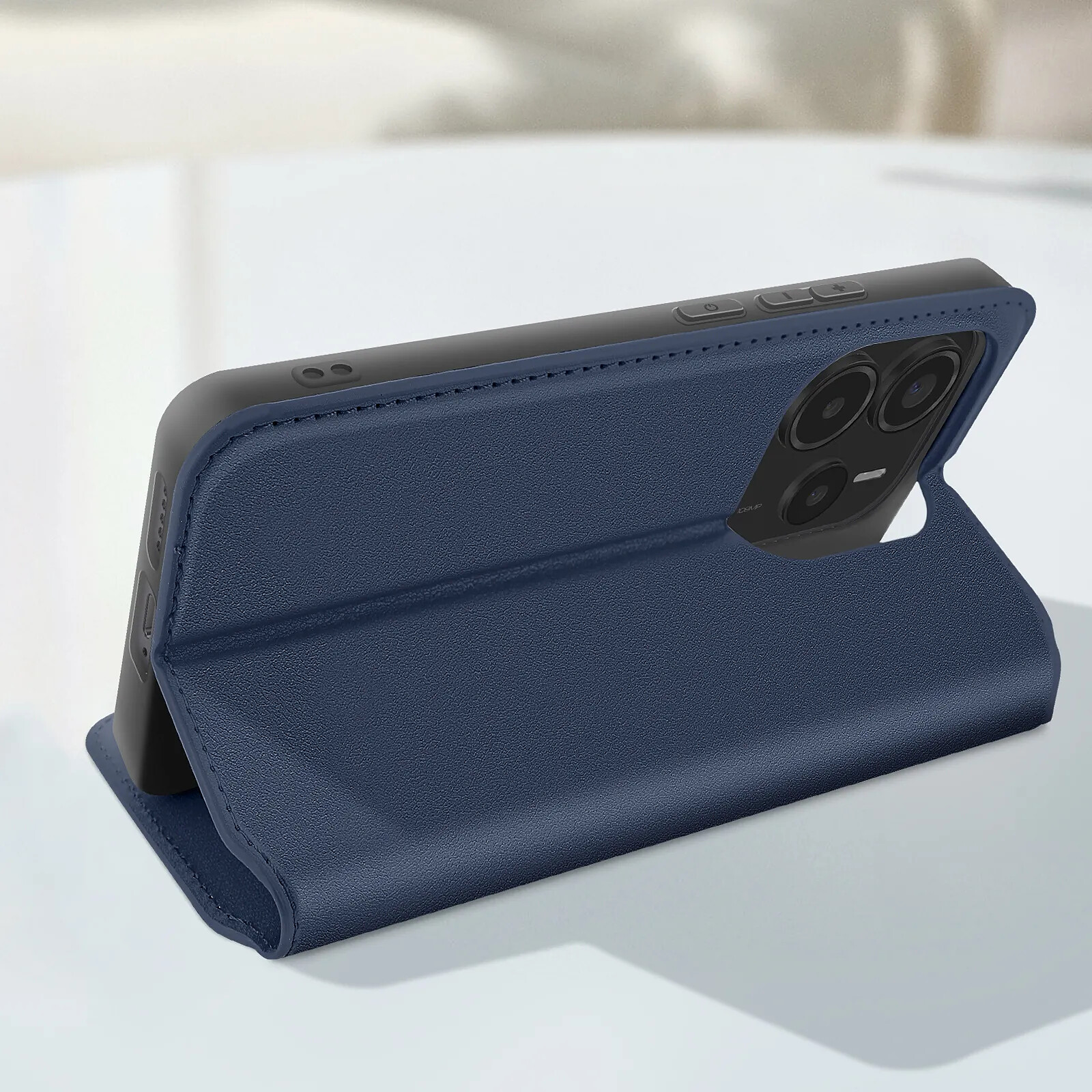 SMYTU Coque Pour Samsung Galaxy A14 4G / 5G + Verre Trempé,Housse En