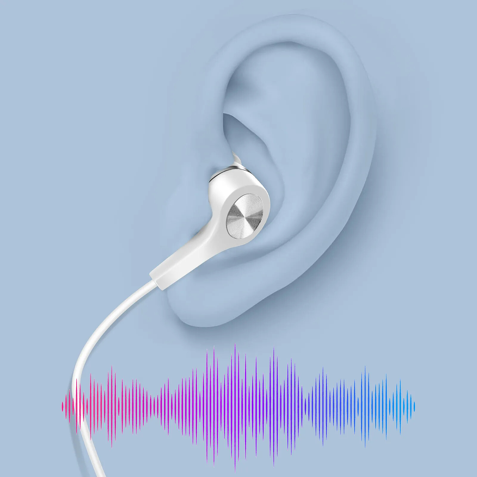Écouteurs Intra-auriculaires ESPERANZA EH125 - Fiche Jack 3.5mm, Stéréo, Neuf Sous Blister