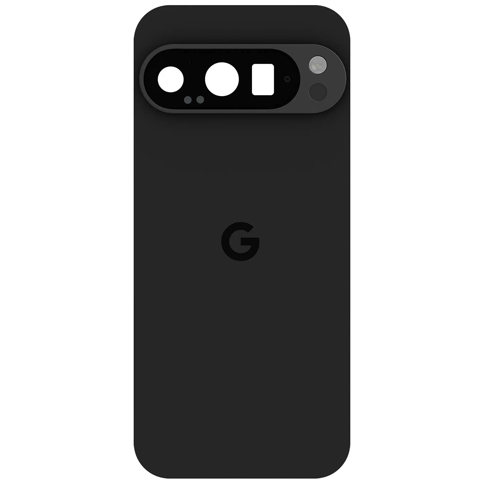 Google Vitre arrière pour Google Pixel 9 Pro Original Service Pack Noir