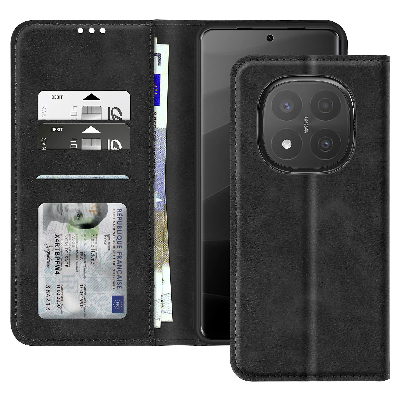 Avizar Housse pour Redmi Note 14 Pro et 14 Pro Plus Portefeuille et Support