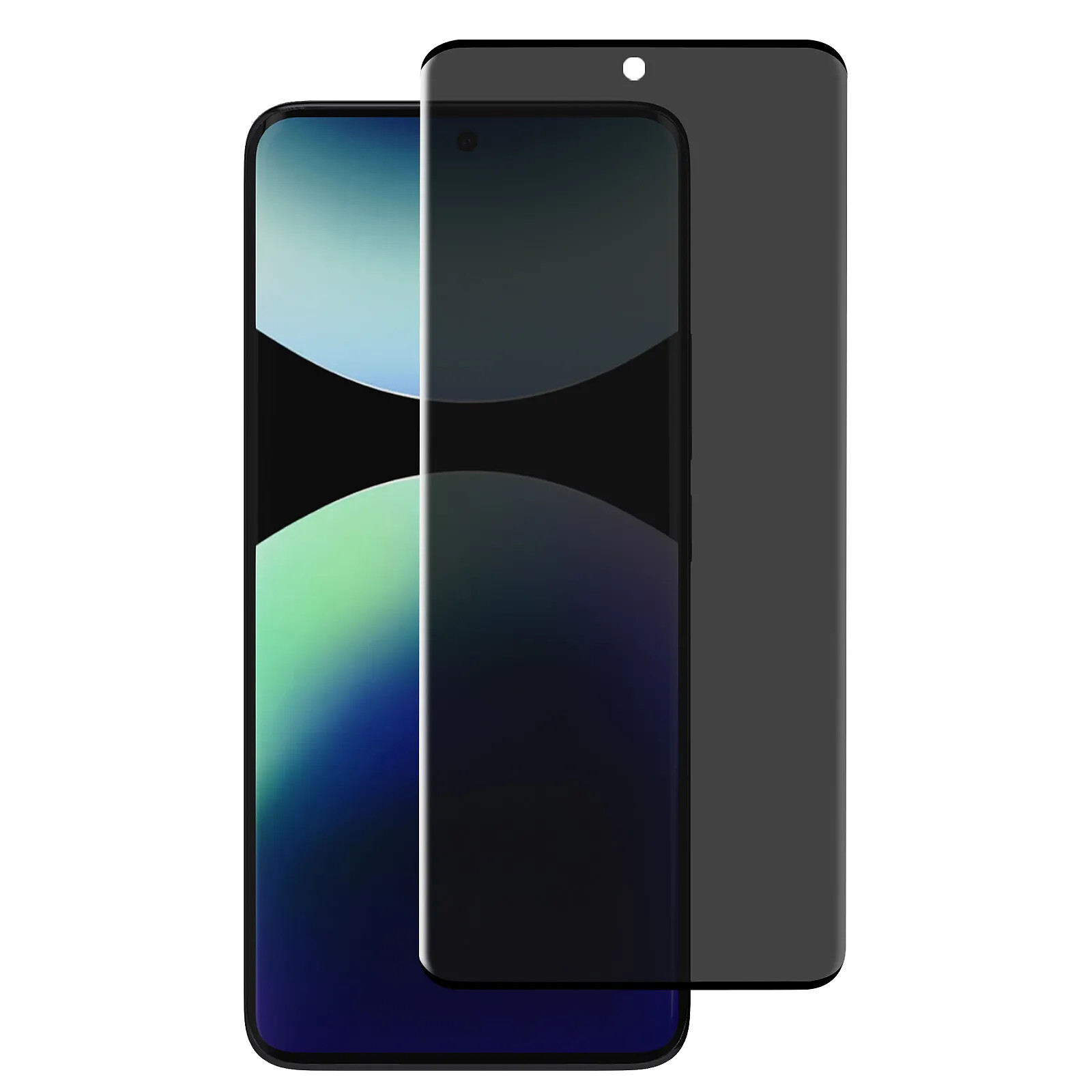 iMak Verre Trempé pour Redmi Note 14 Pro et 14 Pro Plus Anti-espion Incurvé Noir