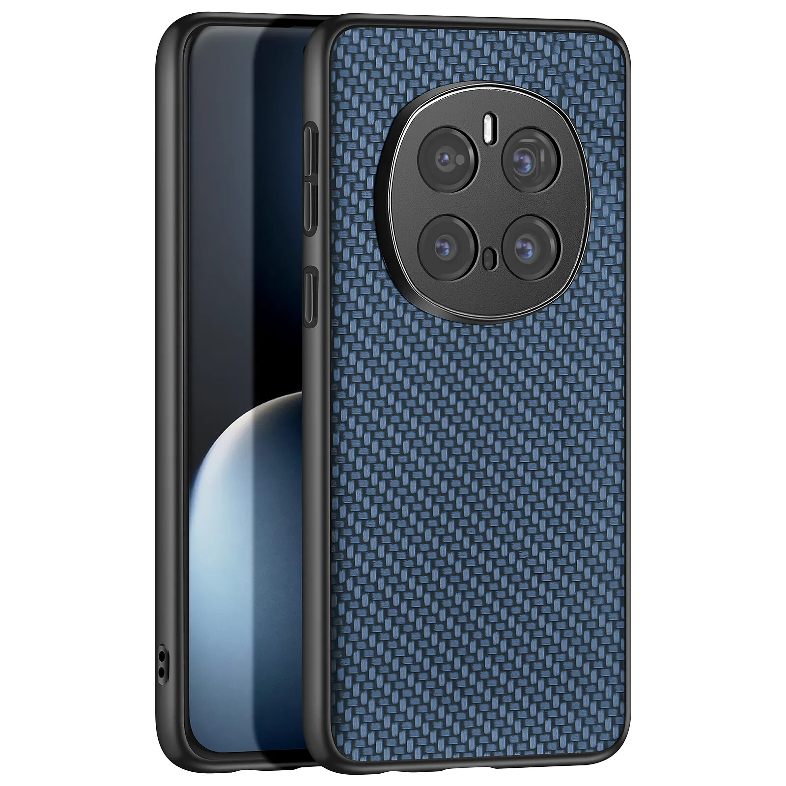 Coque Honor Magic 6 Pro 5G - Silicone Gel Texture Cuir - Noir - Marque Avizar - Neuf