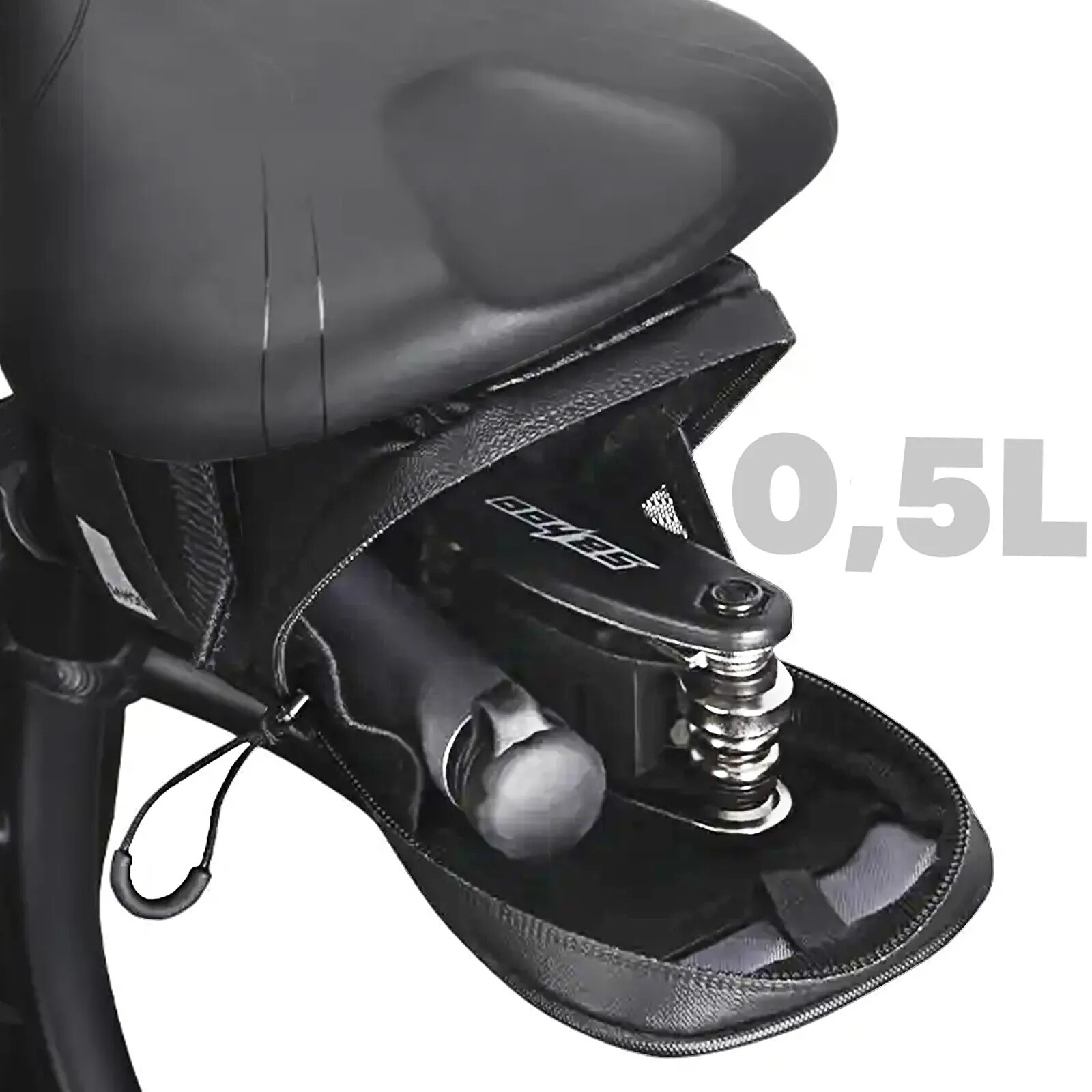 Sacoche De Selle ANNCHILIO – Noir, Avec Bandes Réfléchissantes, Pour Vélo