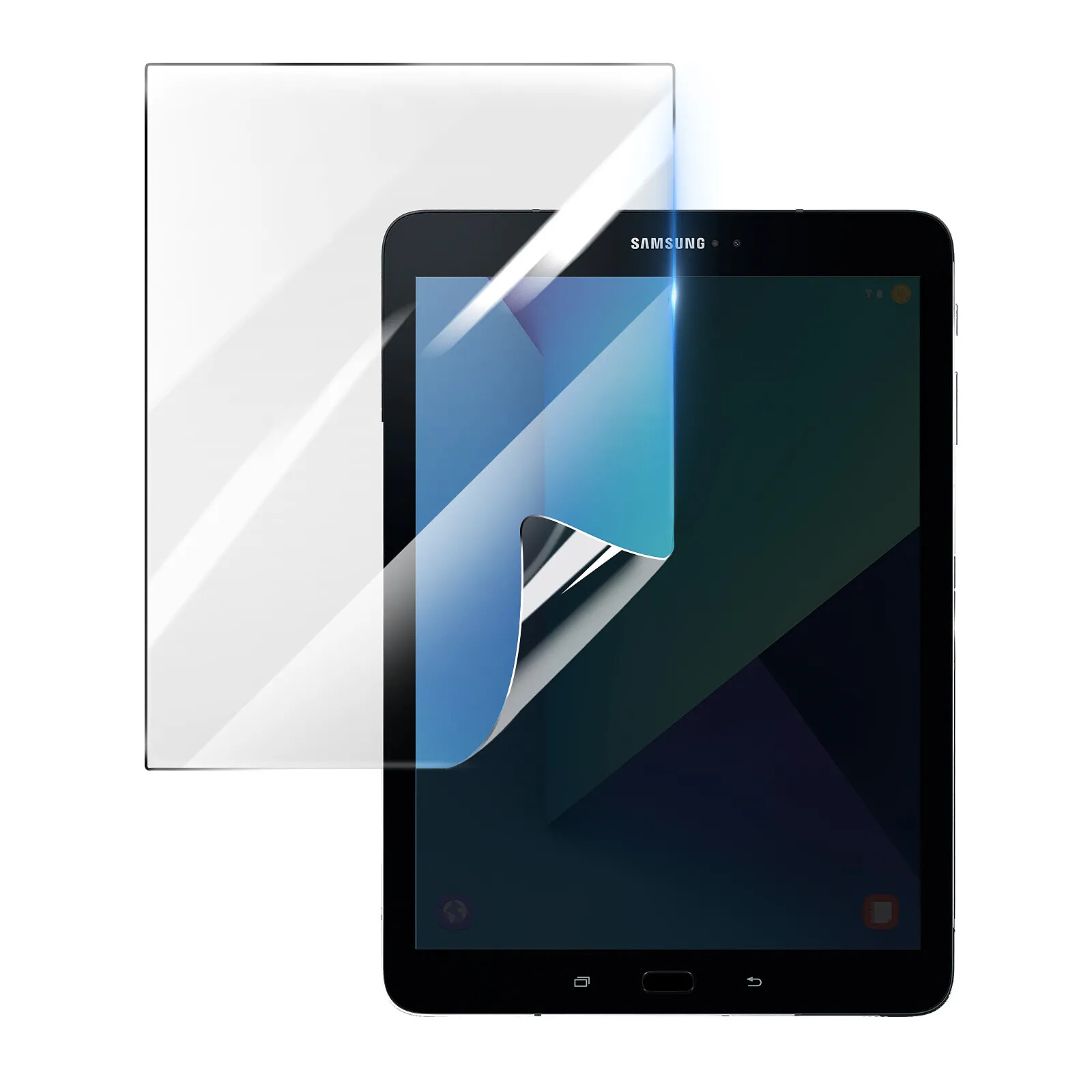 3mk Protection Écran pour Samsung Galaxy Tab S3 en Hydrogel Antichoc Transparent