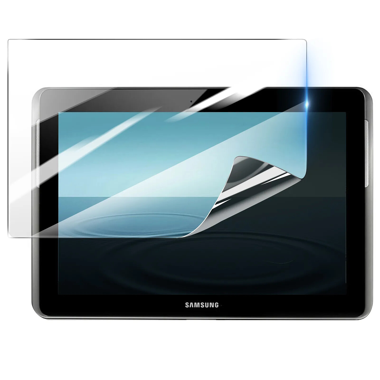 3mk Protection Écran pour Samsung Galaxy Tab 2 10.1 P5100 en Hydrogel Antichoc Transparent