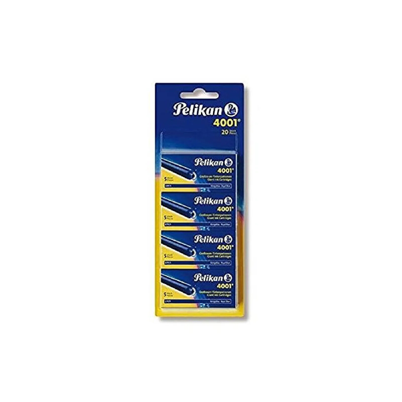 Pelikan Cartouches D'Encre TP/6 Bleu Royal - Lot De 6x6 Sur Carte Blister