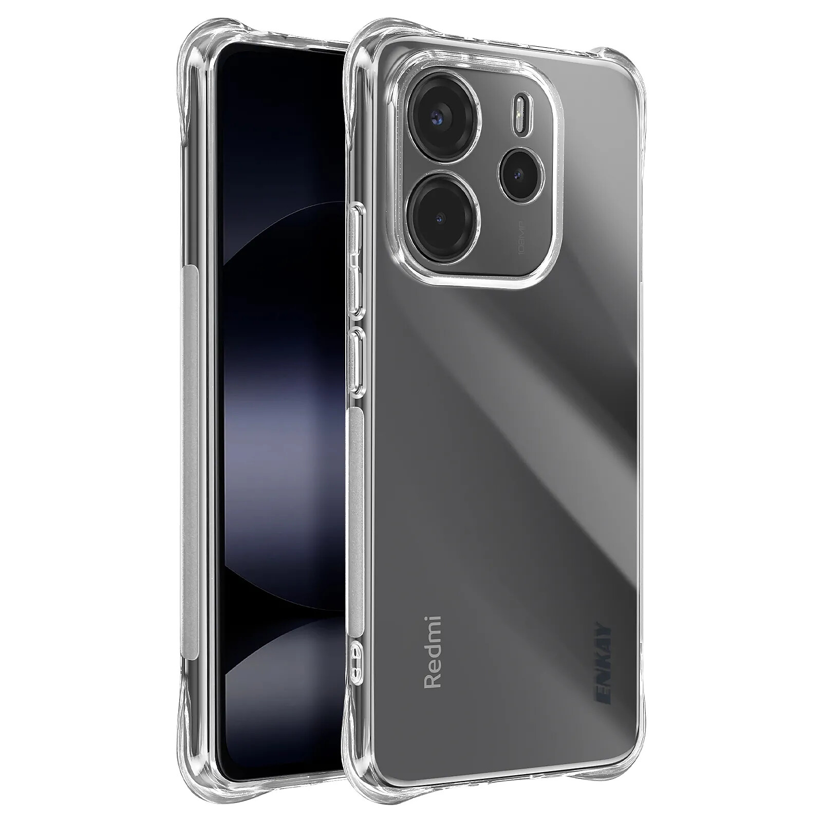 Avizar Coque pour Xiaomi Redmi Note 14 4G Antichoc Flexible Coins renforcés
