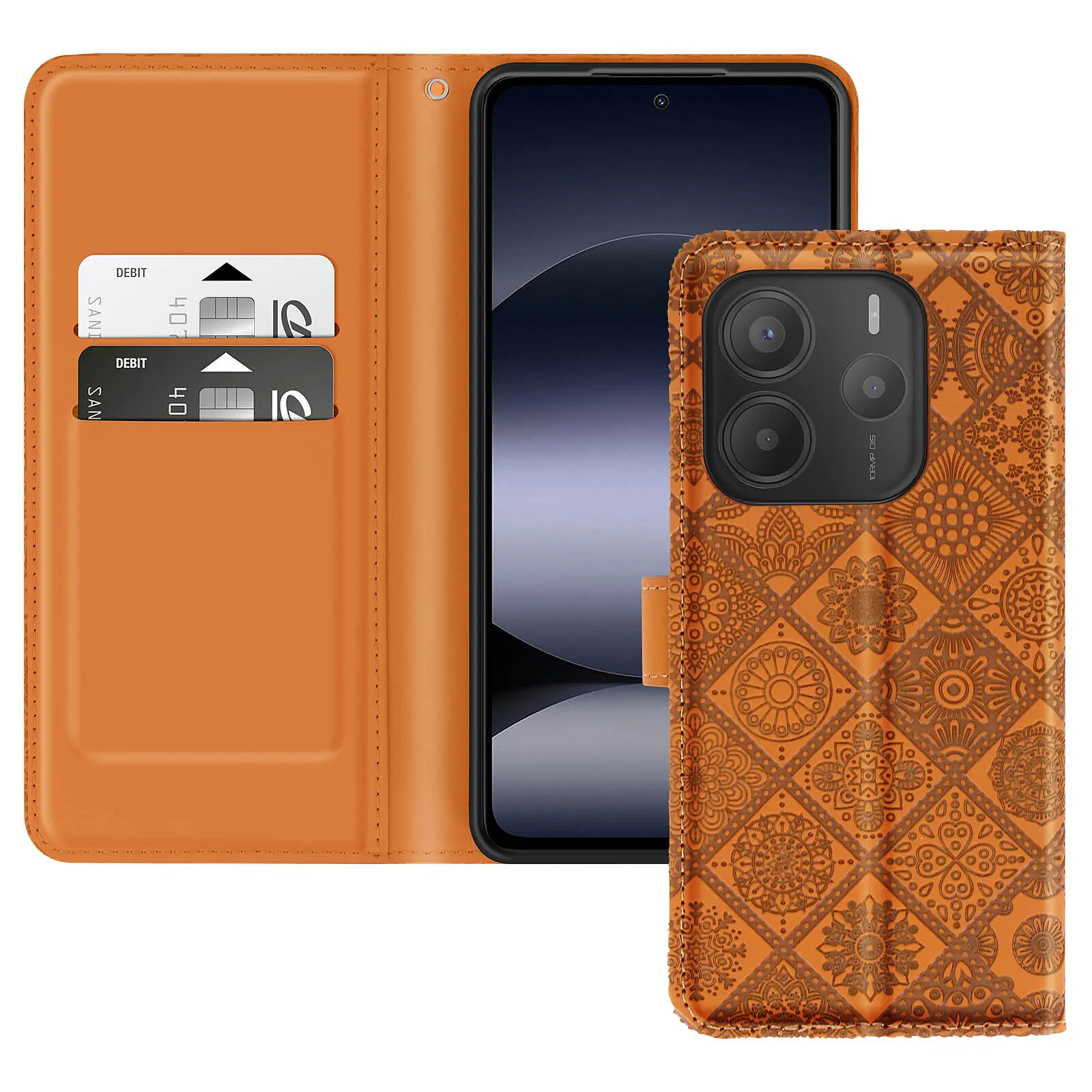 Housse Portefeuille Pour Xiaomi Redmi Note 14 Pro 4G - Plusieurs Couleurs, Avec Support Et Portecartes