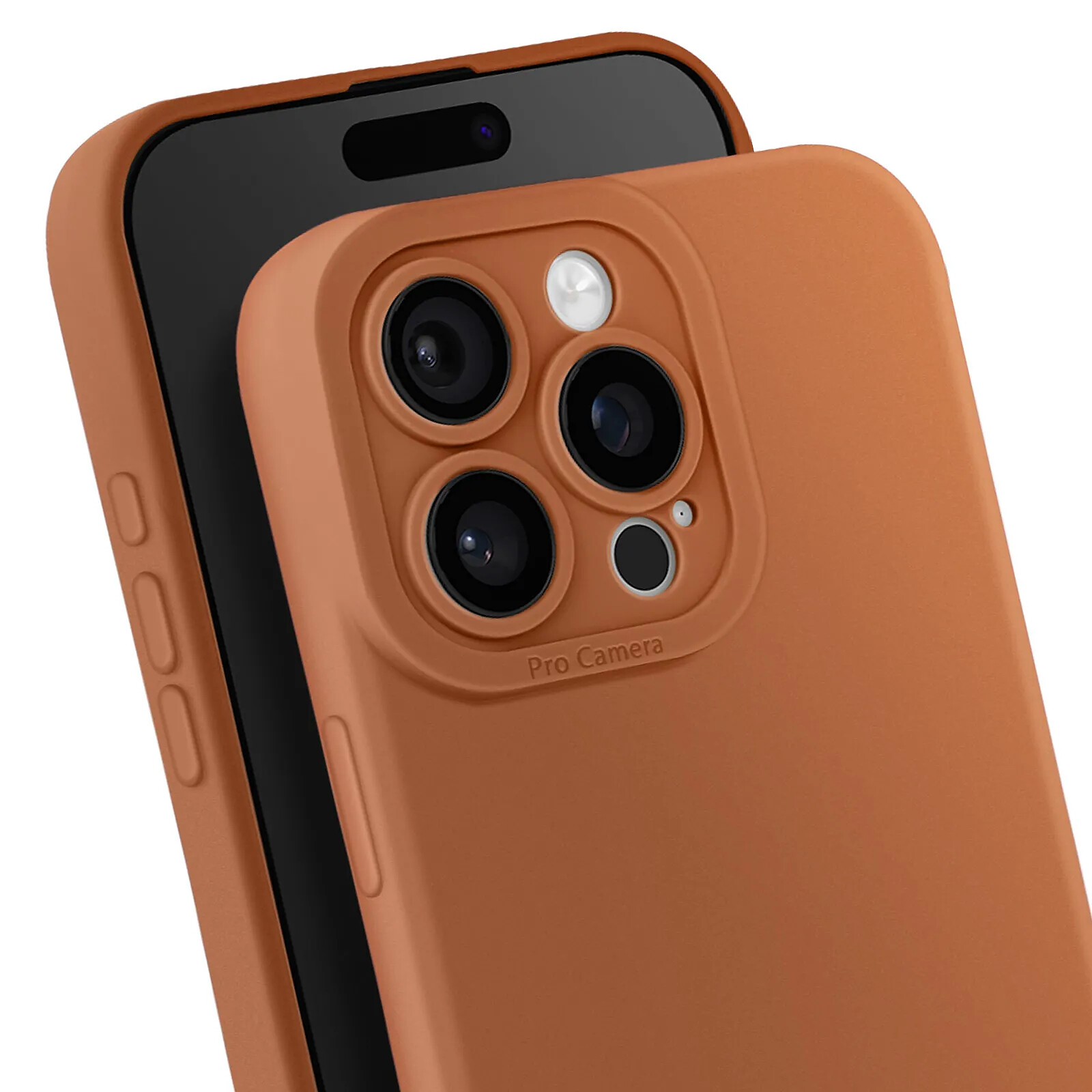 Coque Avizar Antichoc Pour IPhone 16 Pro - Noir Mat Anti-trace - Coins Renforcés - Neuf