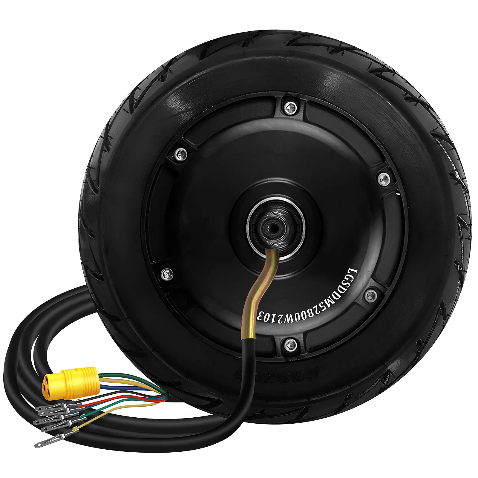 Zero Moteur Avant pour Trottinette Zero 8X avec Pneu gonflable Original Noir