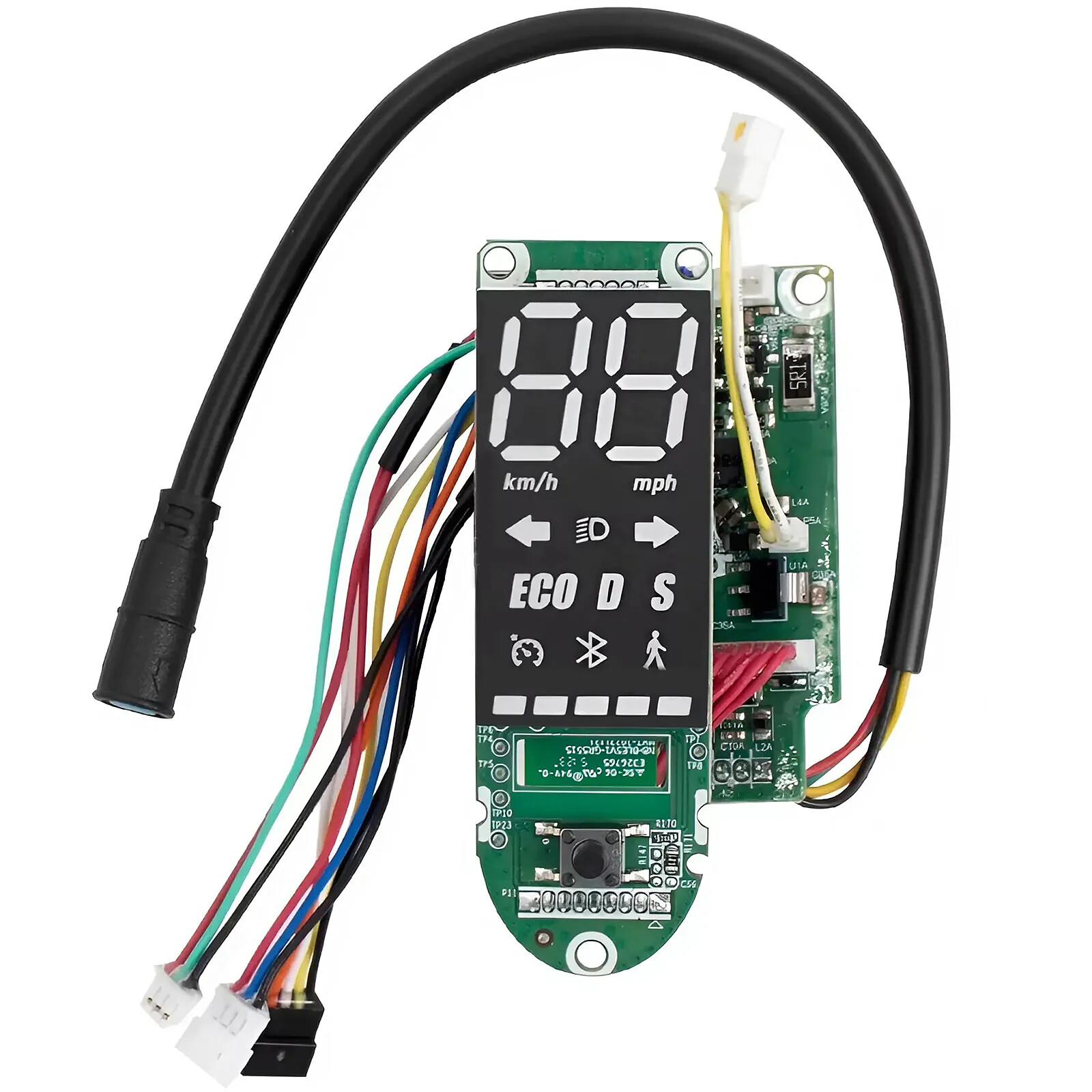 Tableau de bord Bluetooth pour Scooter électrique Ninebot F2 F2 Plus F2 Pro, Circuit de mise à niveau, Instrument, pièces d'affichage LED 18 Tableau de bord Bluetooth pour Scooter électrique Ninebot F2 F2 Plus F2 Pro, Circuit de mise à niveau, Instrument, pièces d'affichage LED 18