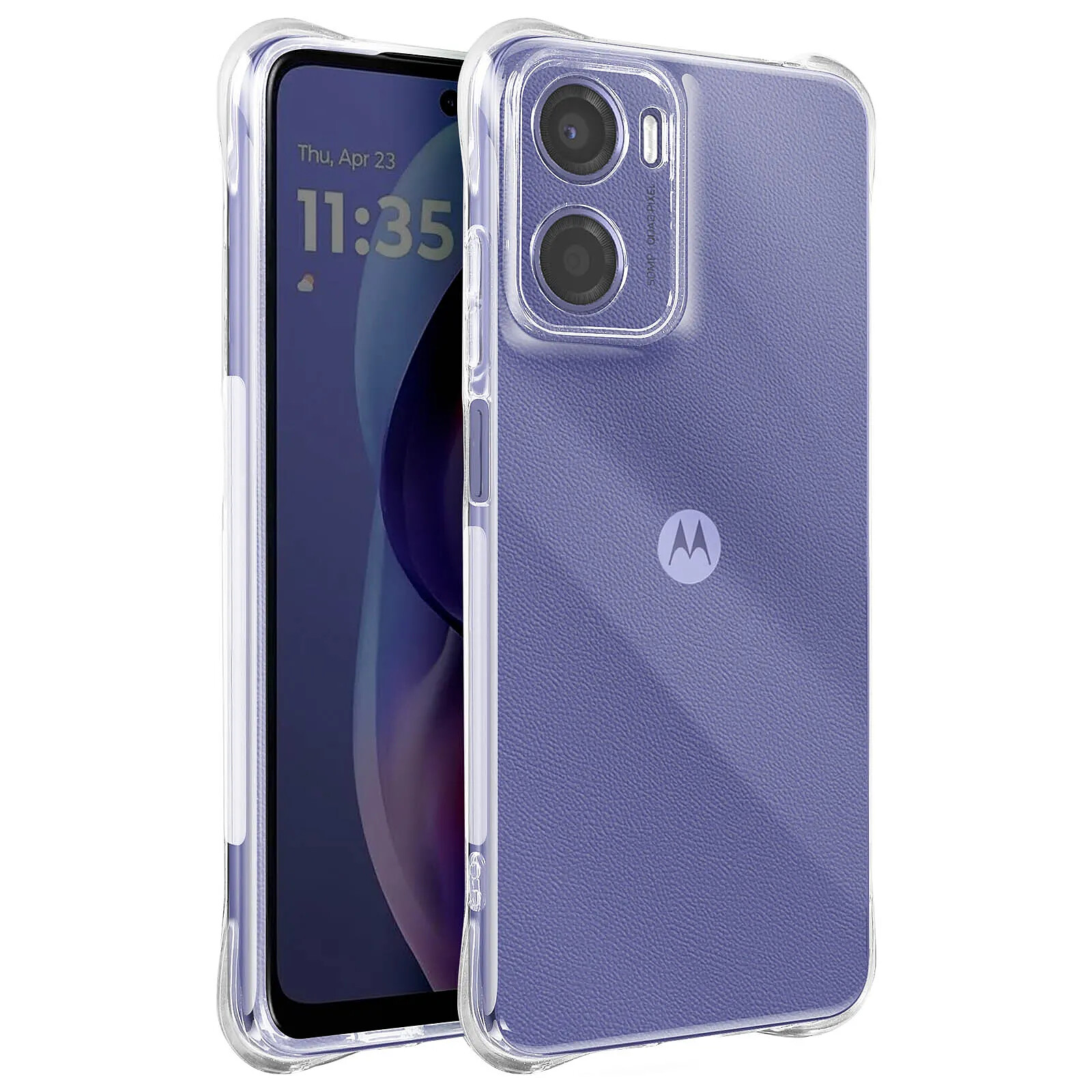 Coque Avizar Antichoc Pour HMD Pulse Pro - Silicone Flexible Coins Renforcés - Transparent
